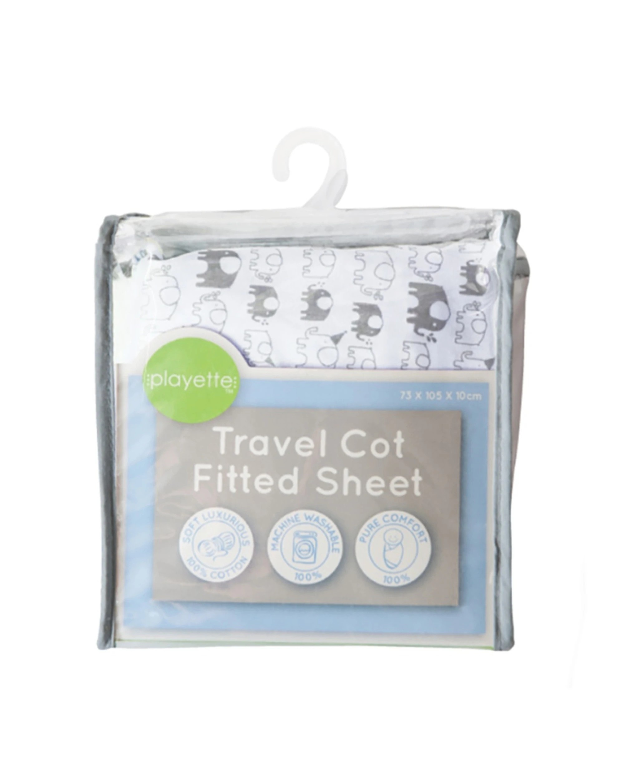 3 Playette Travel Cot Essentials Bundle - Beige, 3 of 3
