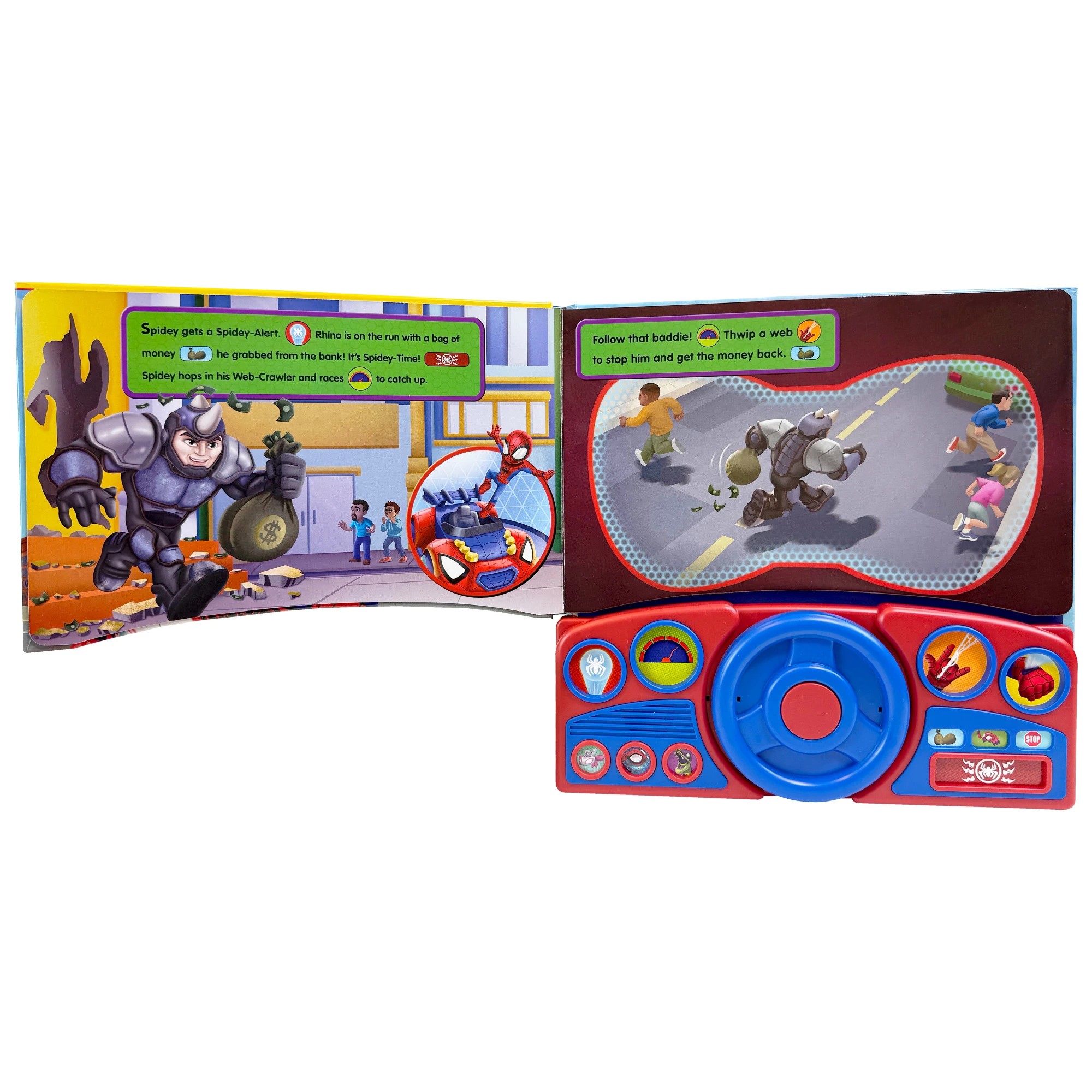 4 Disney Jr. Marvel Spidey and His Amazing Friends: Race to the Rescue! - Sound Book, 4 of 6