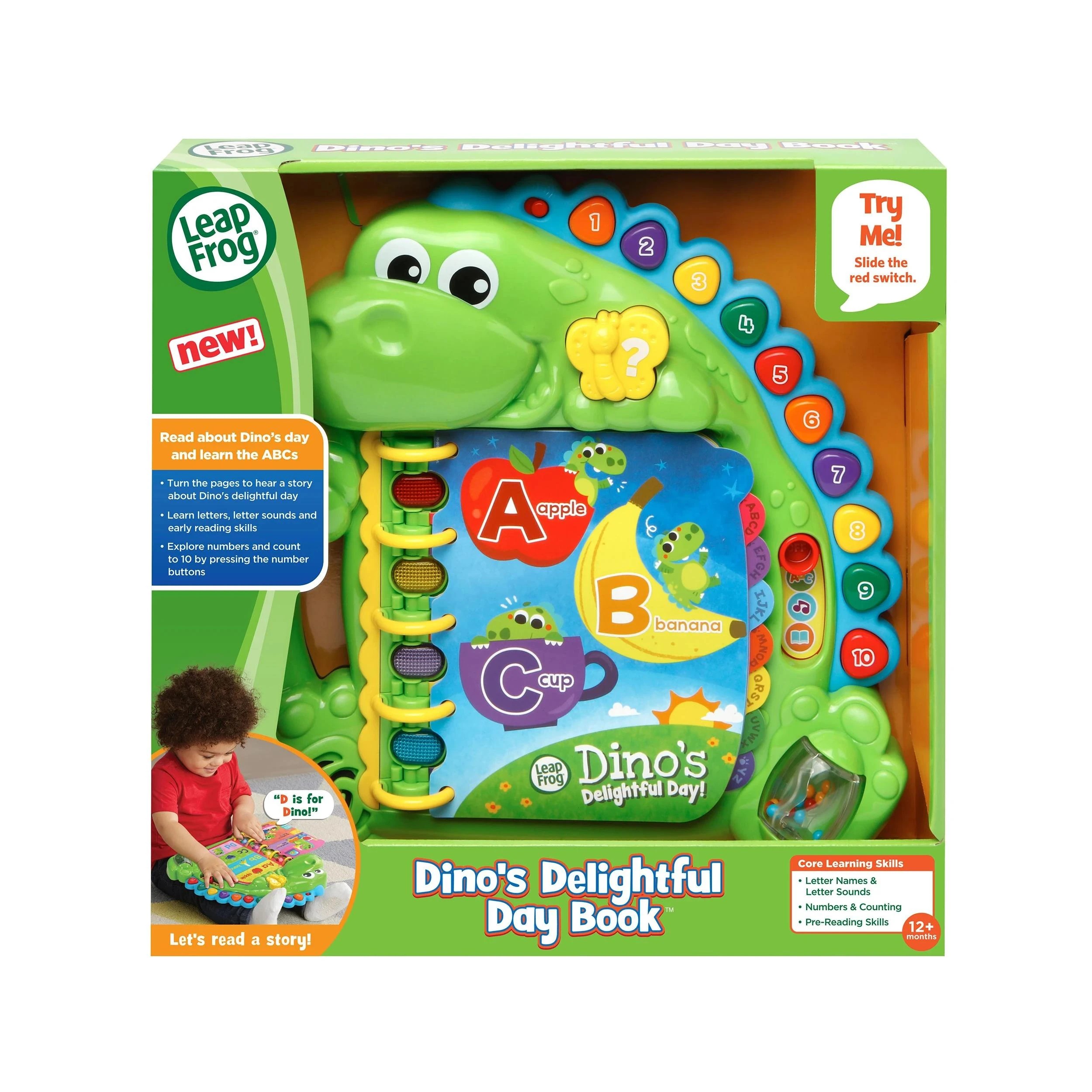 1 LeapFrog Dino's Delightful Day Book - Multi, 1 of 5