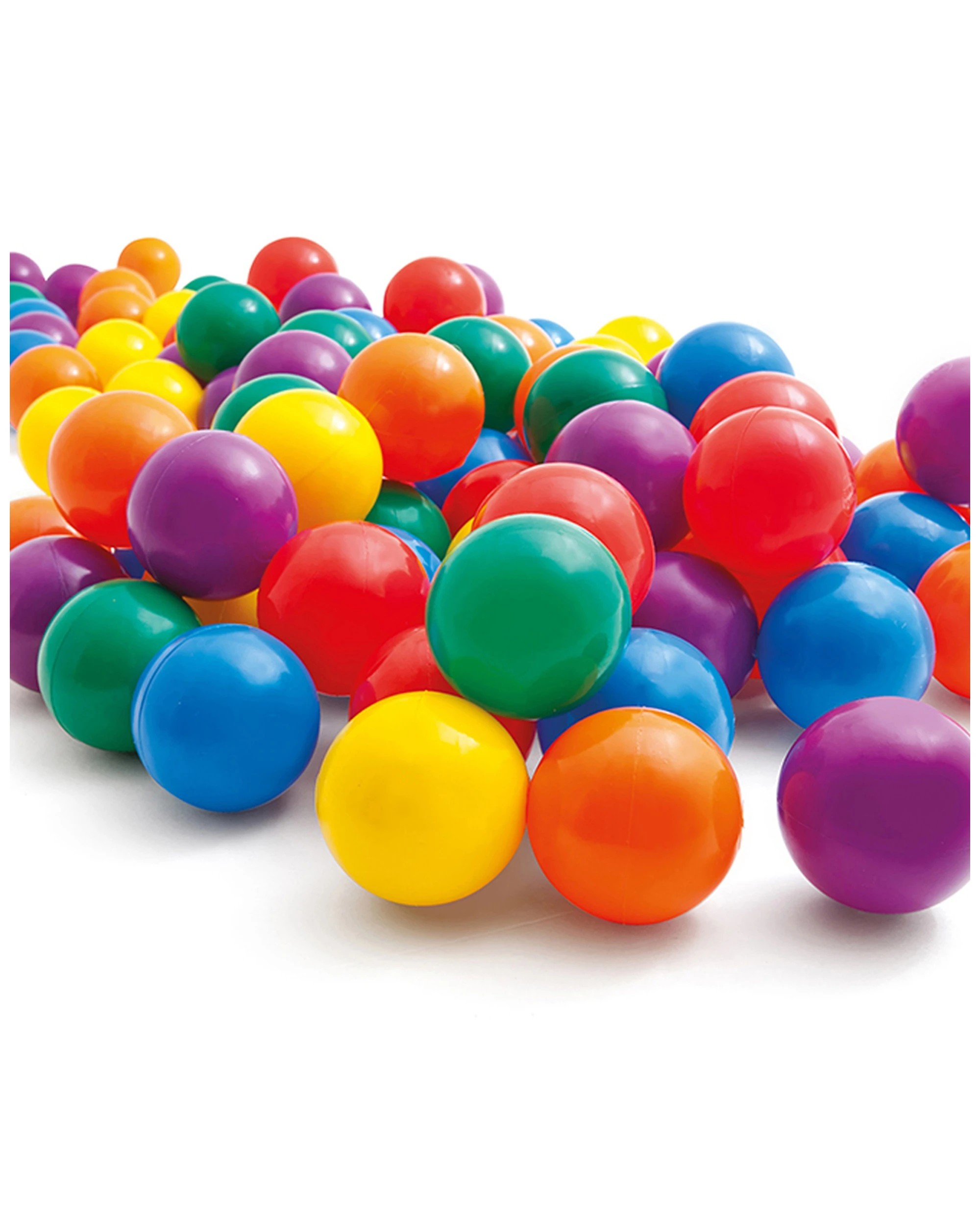 2 Intex 100pc 8cm Kids Plastic Balls Indoor Outdoor Ball Pit Playpen Pool Toys 2y - Multi, 2 of 2
