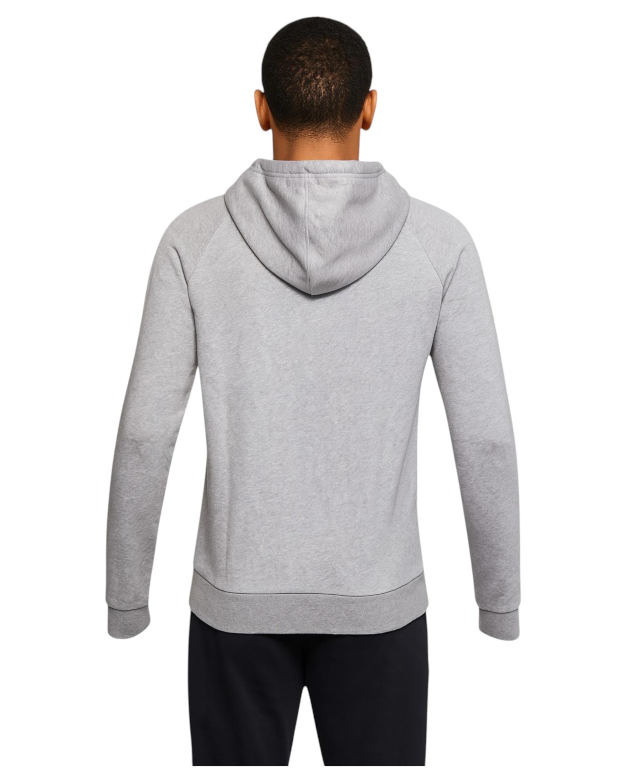 2 Under Armour Mens Ua Rival Fleece Big Logo Hoodie Sweatshirt Mod Gray/Light Heather/Black GRAY/LIGHT HEATHER/BLACK, 2 of 2