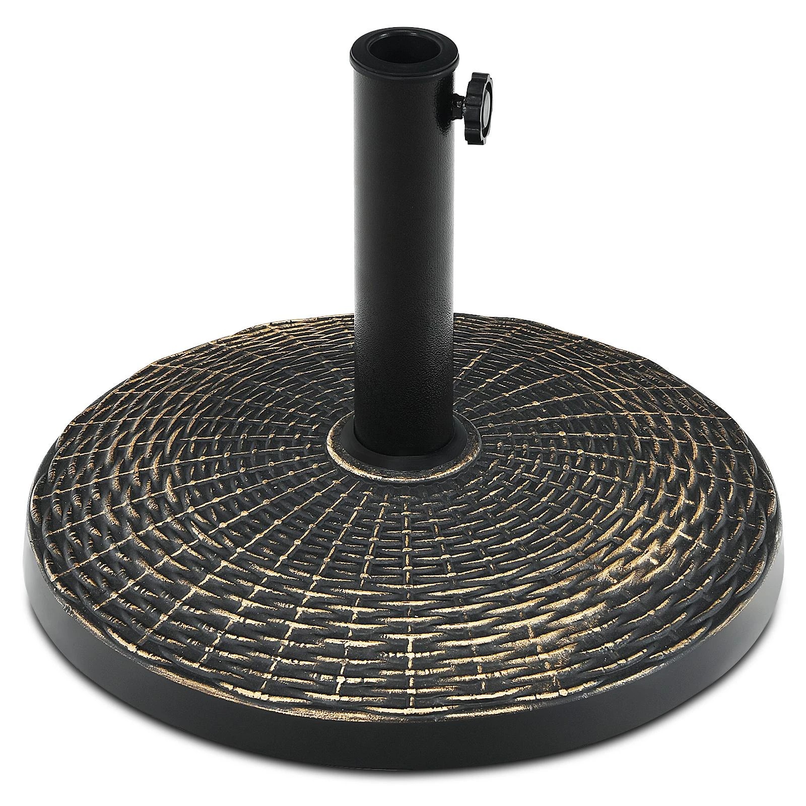 1 Costway Resin Patio Umbrella Base Heavy-duty Umbrella Stand Outdoor Umbrella Holder, 1 of 2