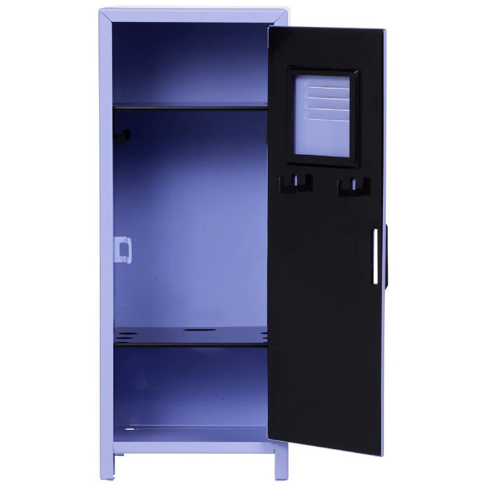 3 Otto Metal Desktop Locker Pastel Purple, 3 of 4