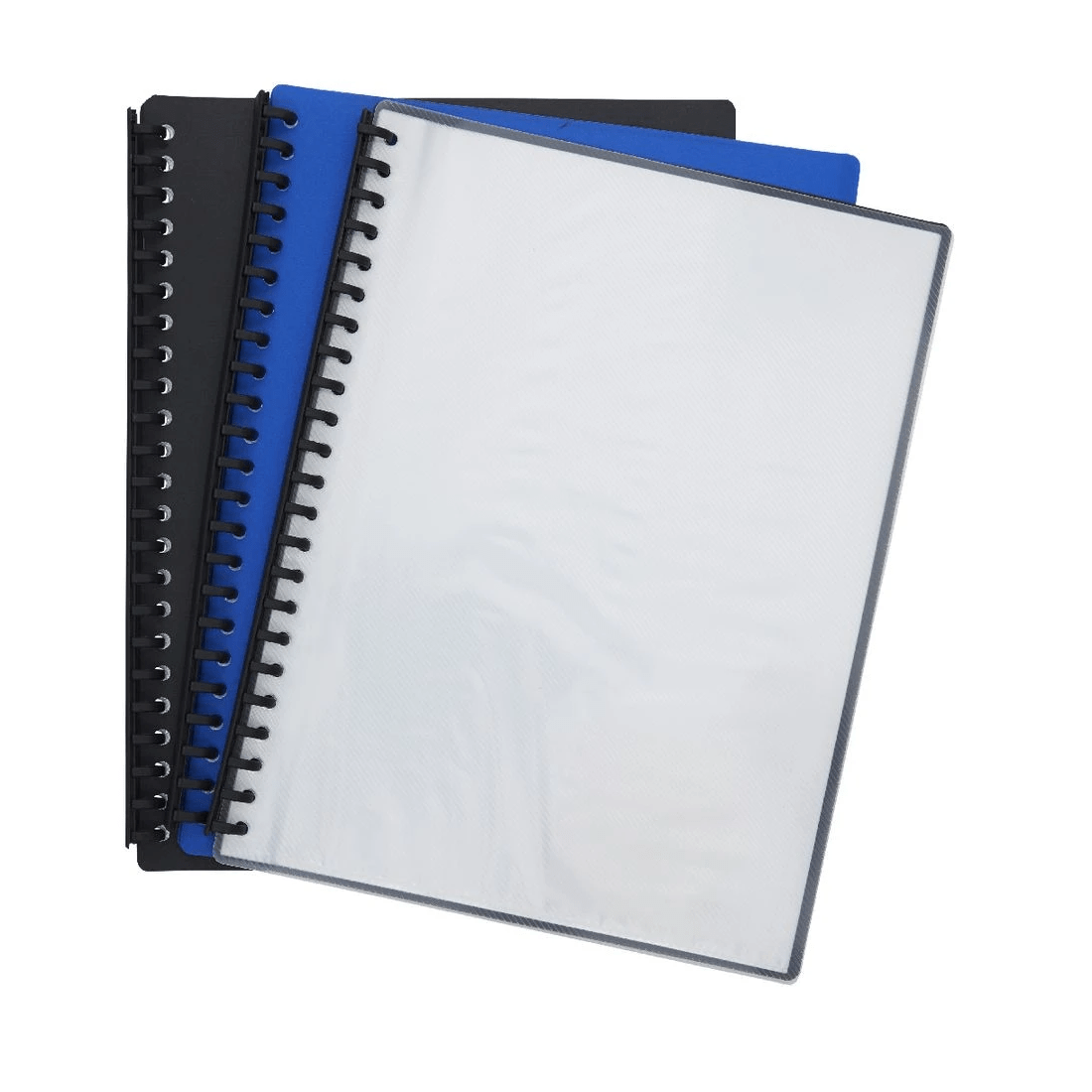 3 Keji Display Book A4 20 Pocket Refillable Light Weight Blue, 3 of 5