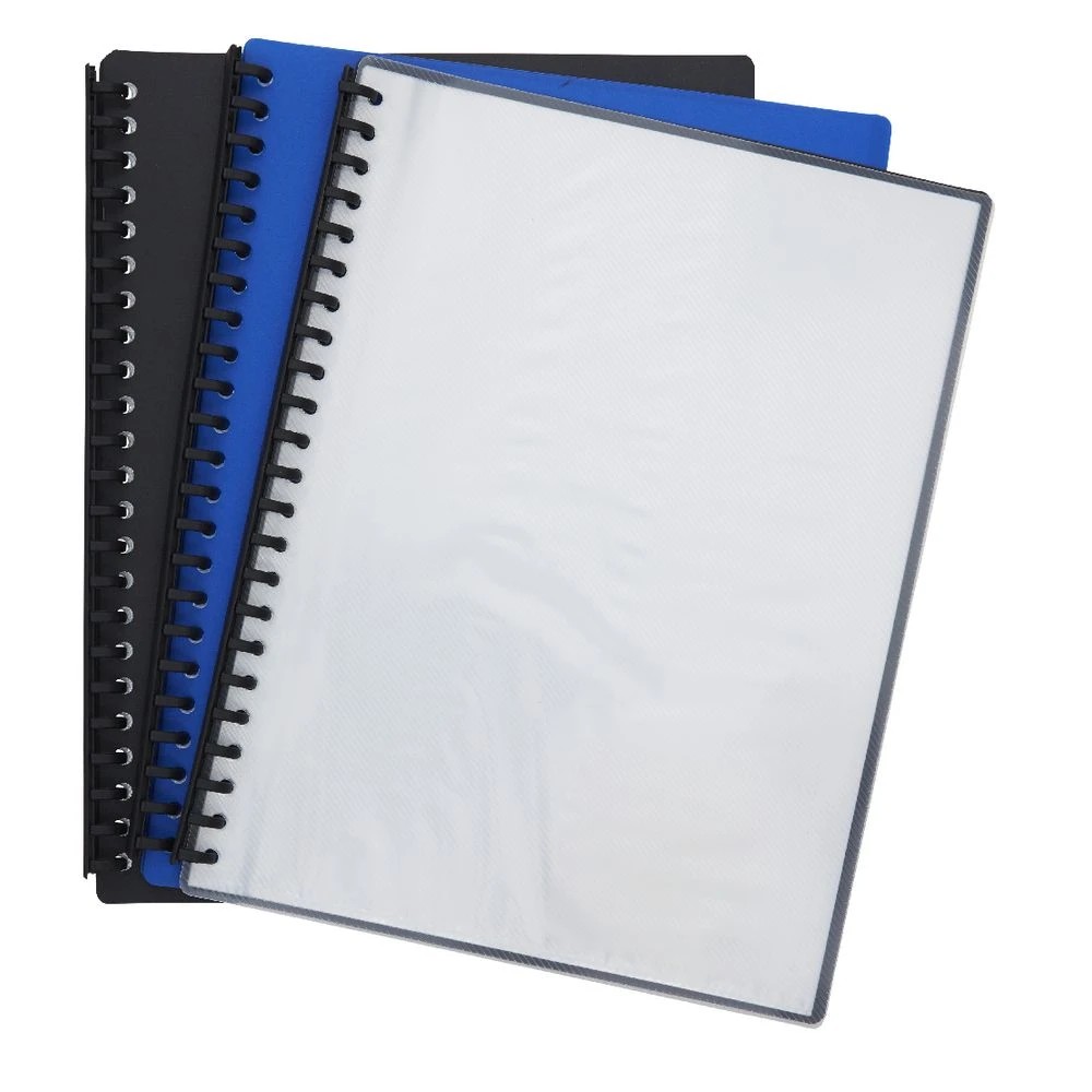 3 Keji Display Book A4 20 Pocket Refillable Light Weight Blue, 3 of 5