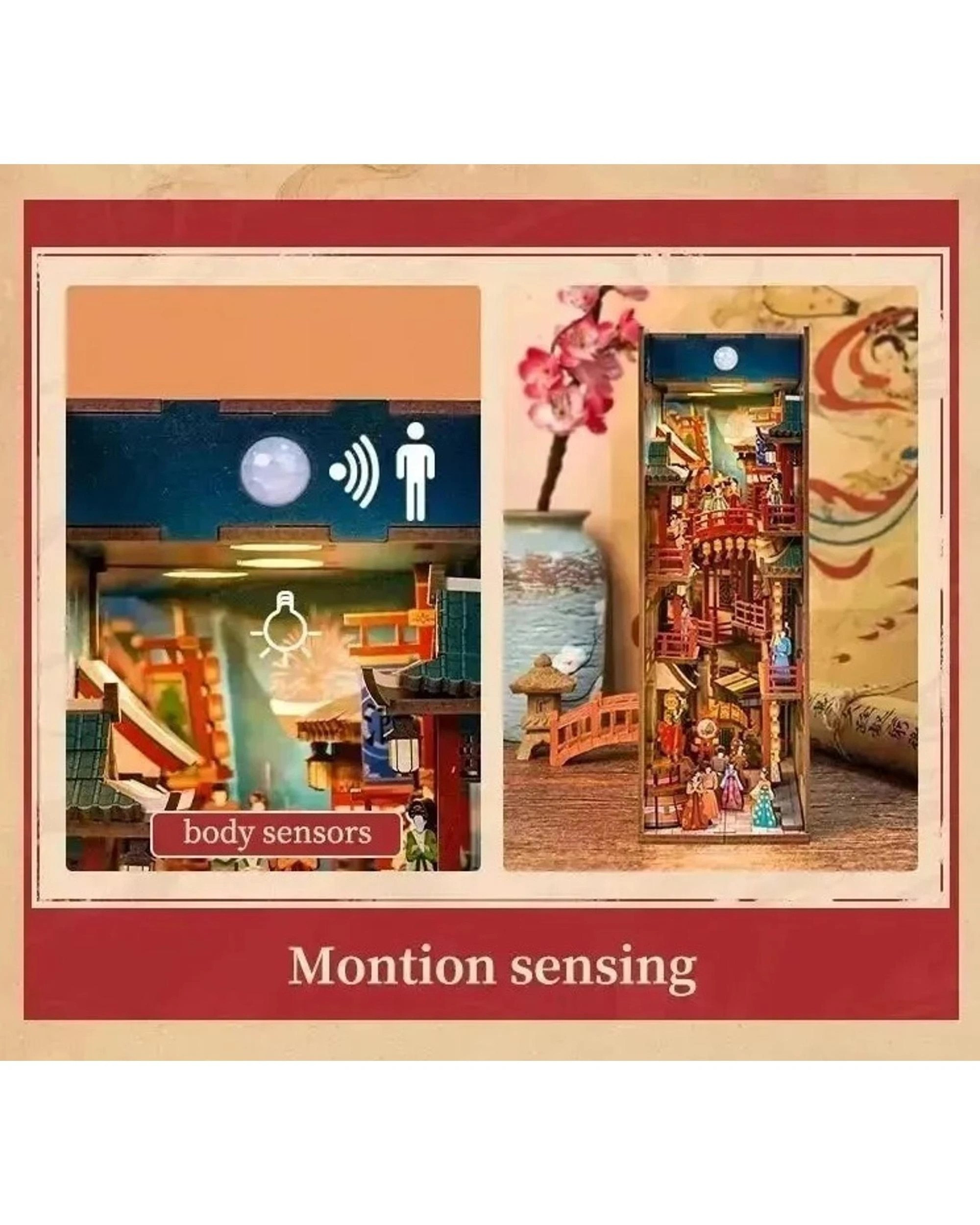 5 Tonecheer 3D Wooden Puzzle DIY Book Nook Kit - The Banquet of Tang Dynasty, 5 of 9