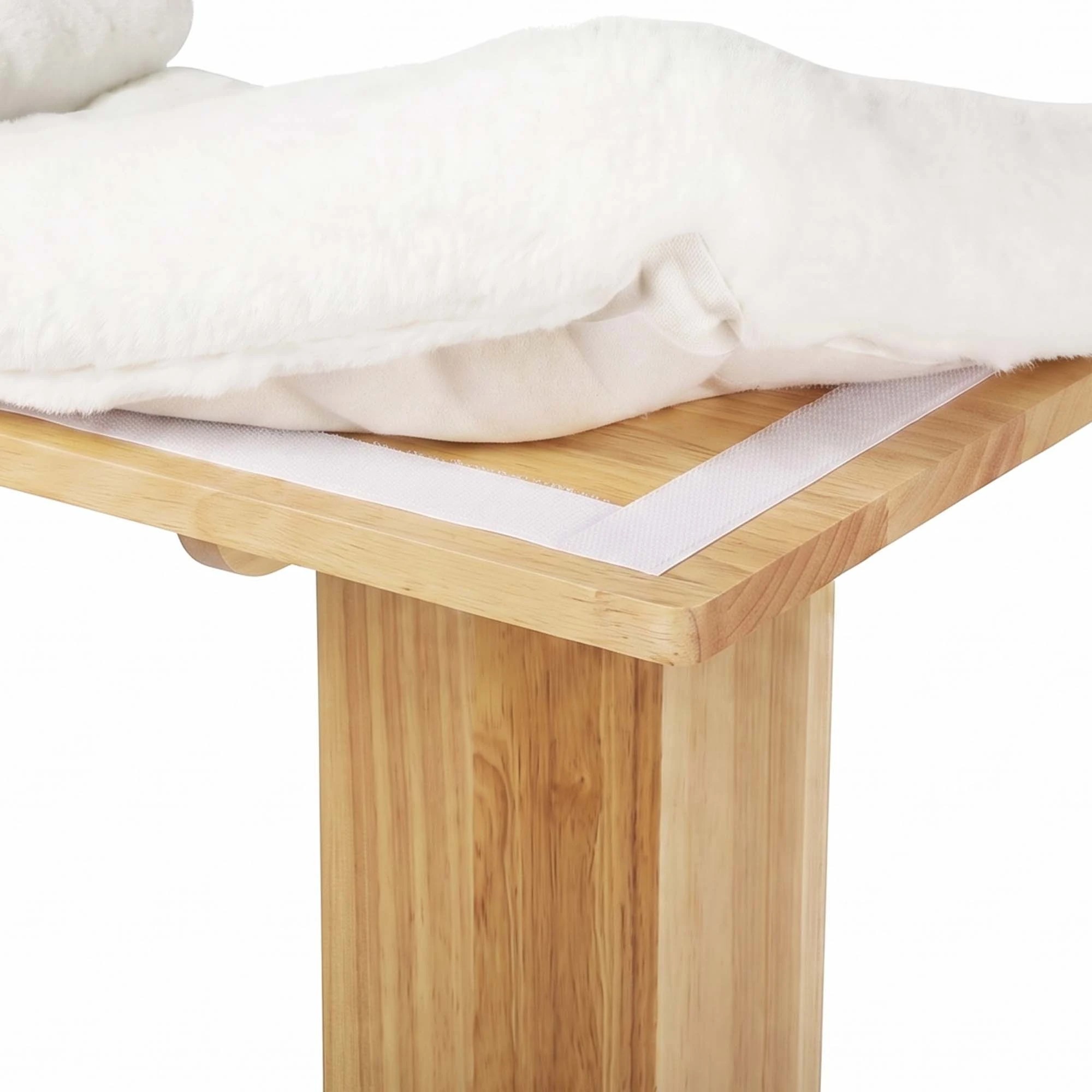5 Pawz Cat Wall Shelves 2 Steps Wide Perch Soft Beds for Large Cats Climbing White, 5 of 8
