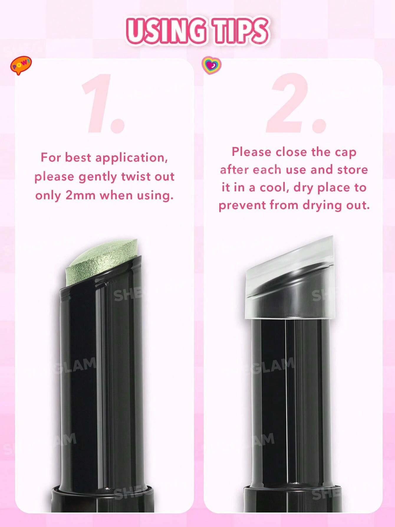 6 The Powerpuff Girls x SHEGLAM Power-Noia Shimmer Stick - Everything Nice, 6 of 6