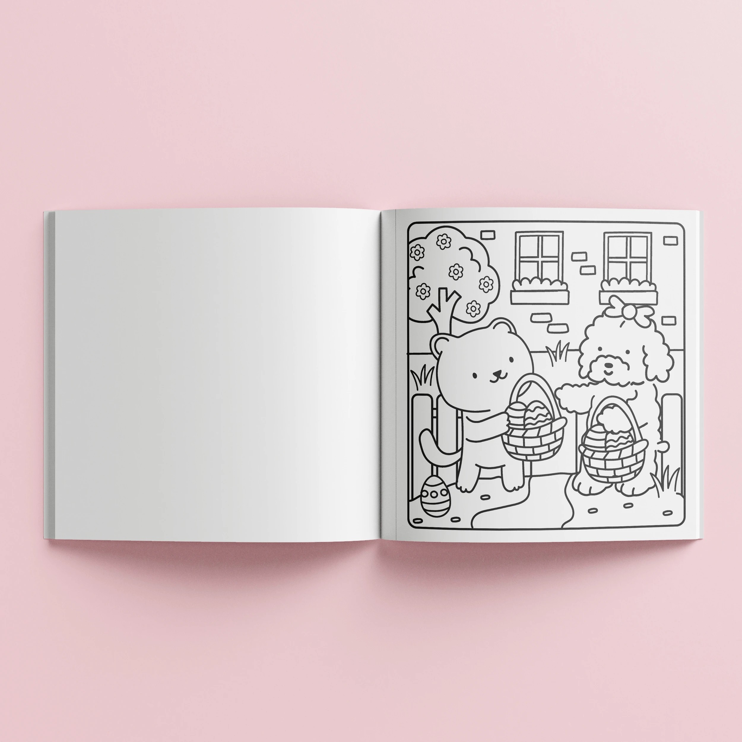 3 Sunny Vibes Easter Unwind Cute & Bold Colouring - Book, 3 of 3