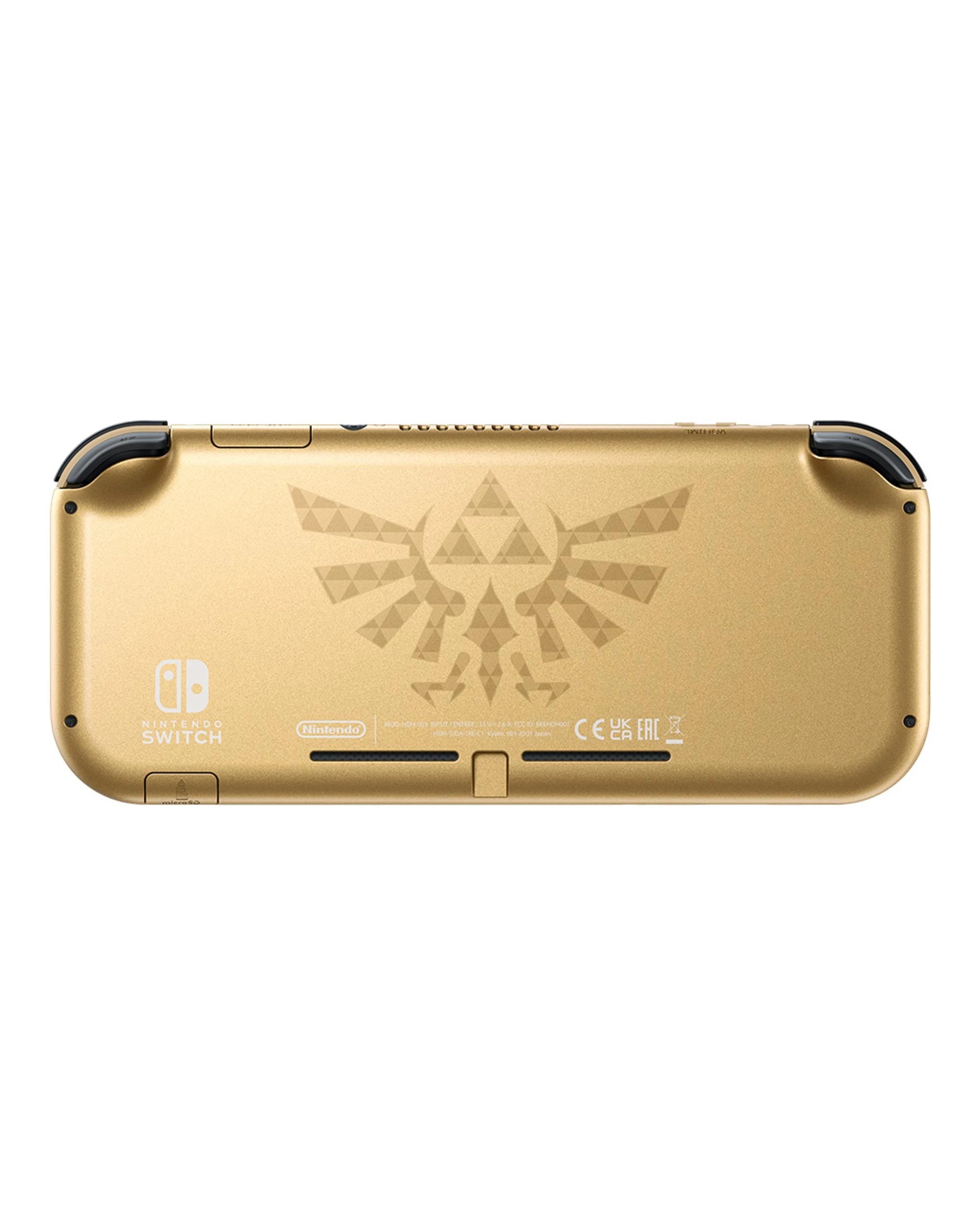 3 Nintendo Switch Lite Hyrule Edition Console
 - gold, 3 of 3