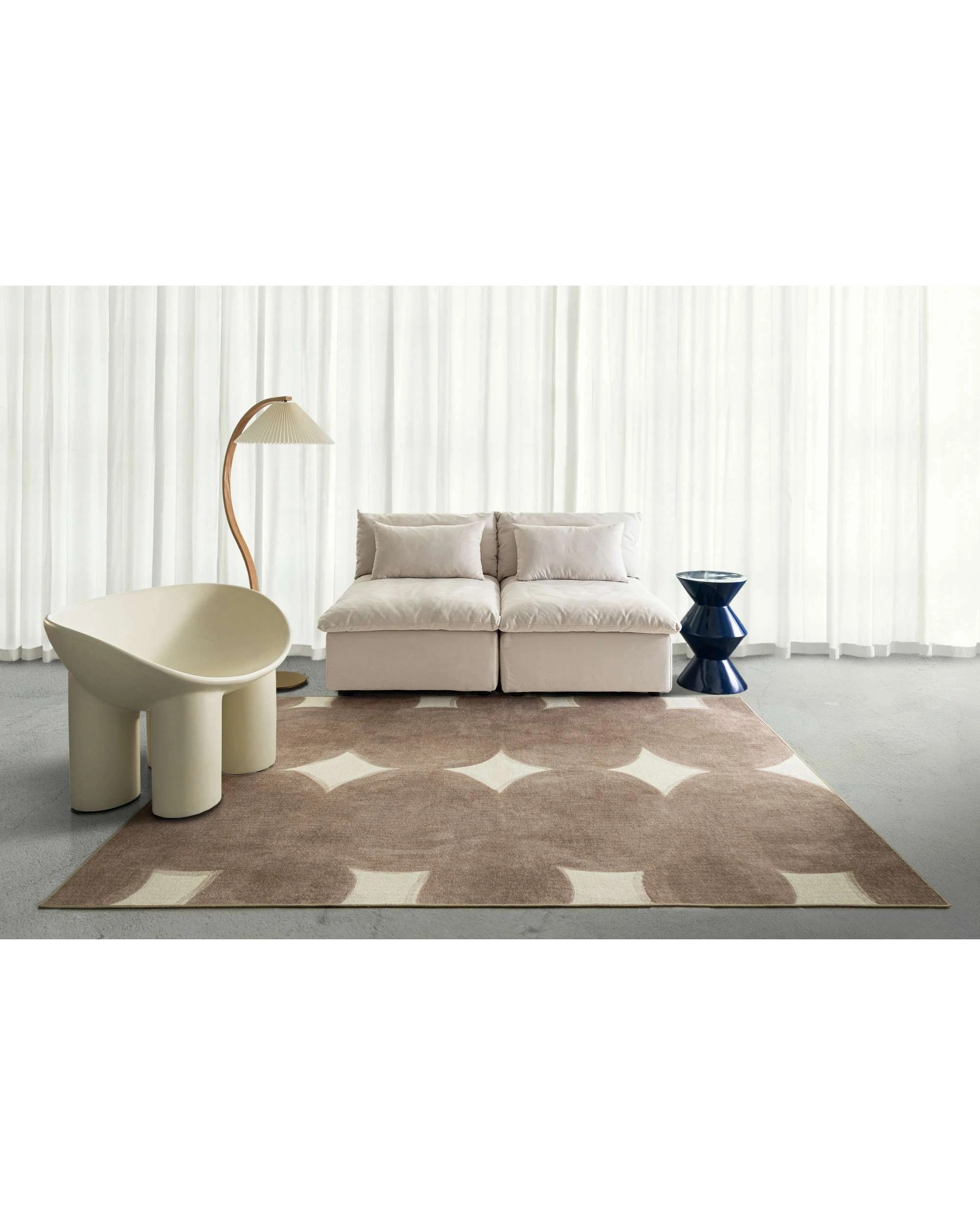2 Loopsie Balharbour Indoor Outdoor Washable Rug-290cm x 200cm - Brown, 2 of 8