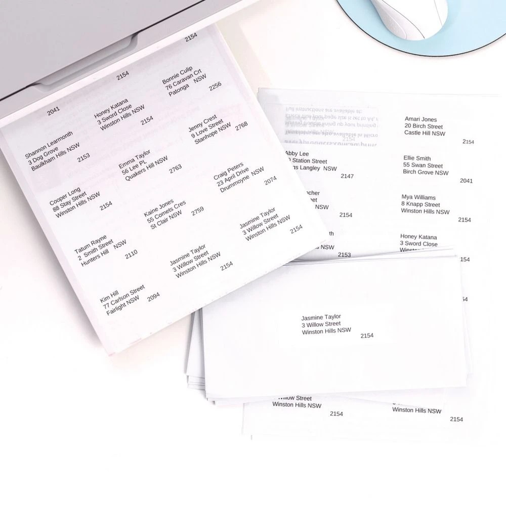 4 Avery 12UP Inkjet Laser General Use Labels White 100 Sheets, 4 of 4