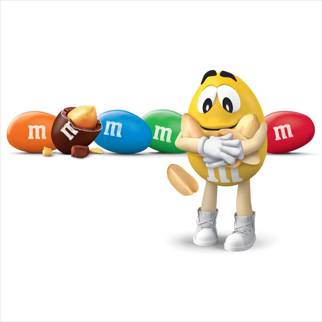 5 M&M's Peanut Milk Chocolate Snack & Share Bag 380g, 5 of 5