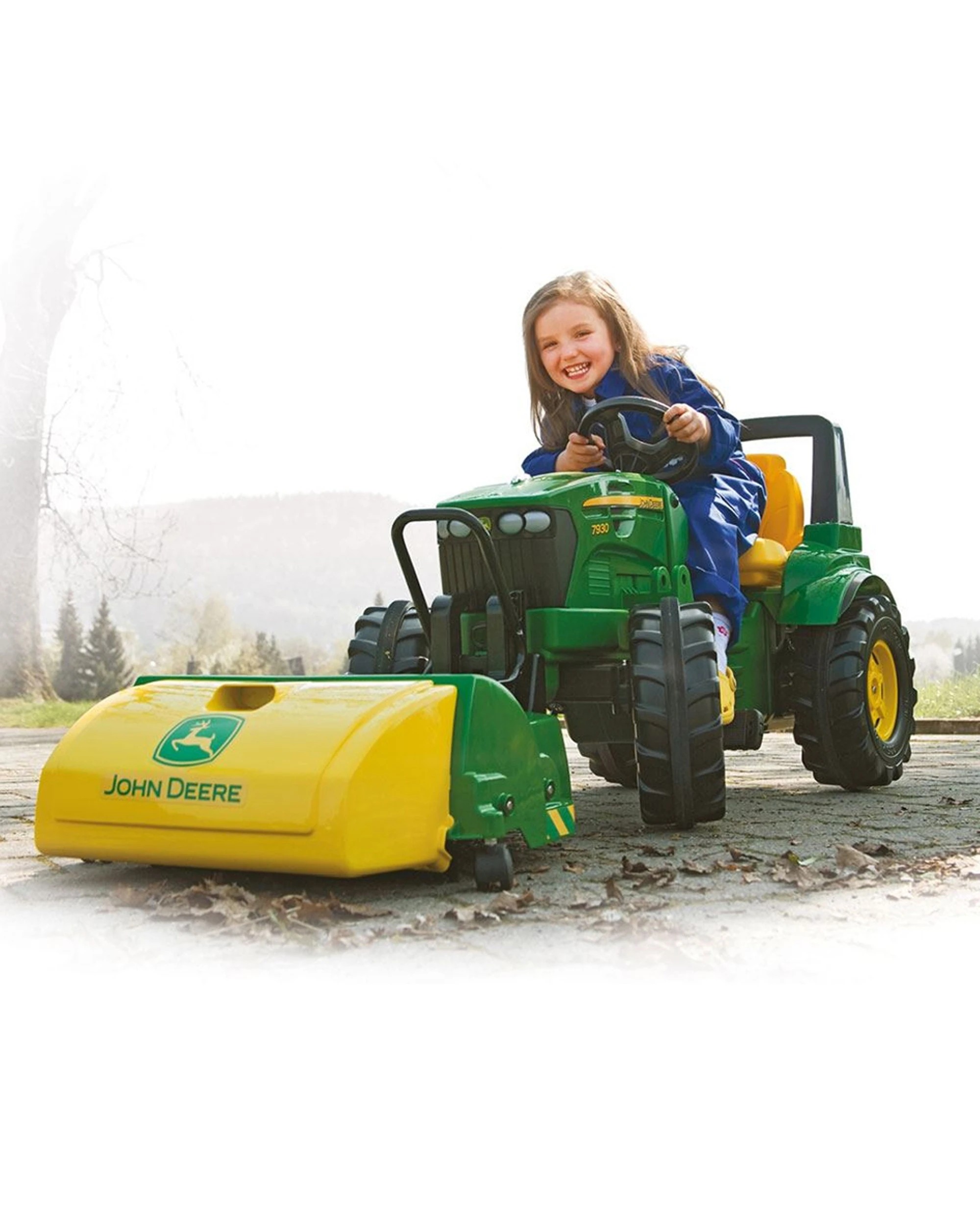 3 John Deere Rolly Farmtrac 7930 Pedal Tractor Ride-On Kids Play Toy - Multi, 3 of 3