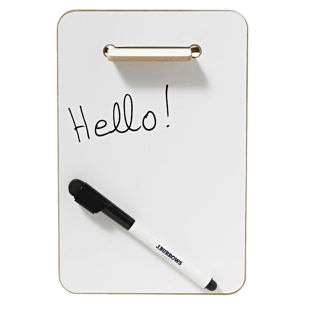 2 J.Burrows Desktop Memo Board 152 x 229mm White, 2 of 3