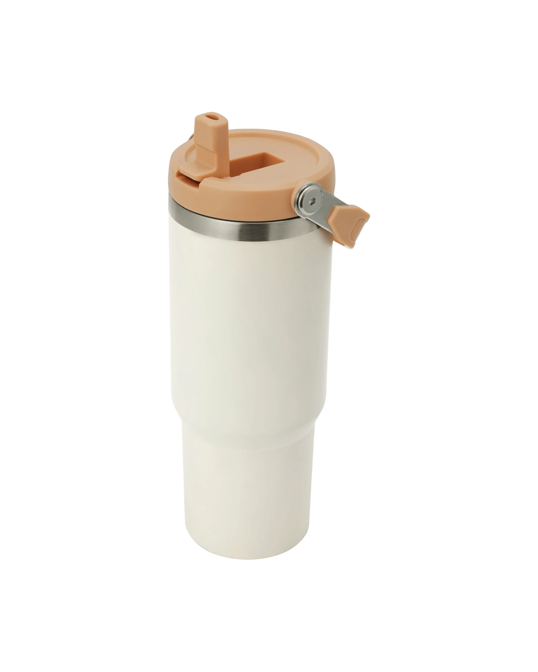 1 840ml Cream Tumbler with Top Handle, 1 of 9