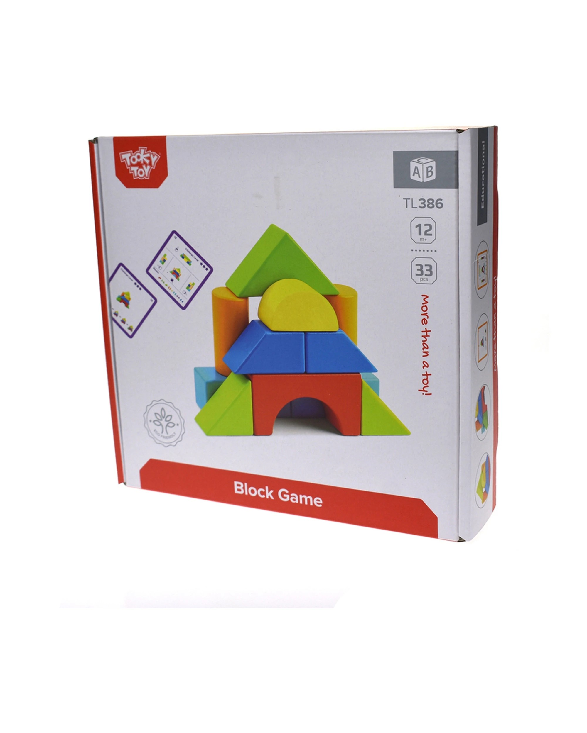 4 Tooky Toy Block Kids Childrens Building Educational Logic Learning Game - Multi, 4 of 4