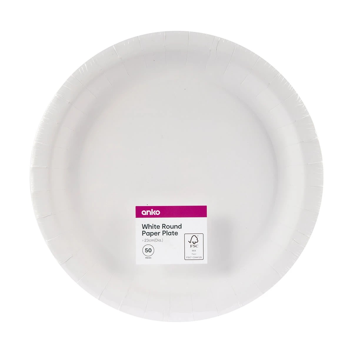 7 50 Piece White Round Paper Plates, 7 of 7