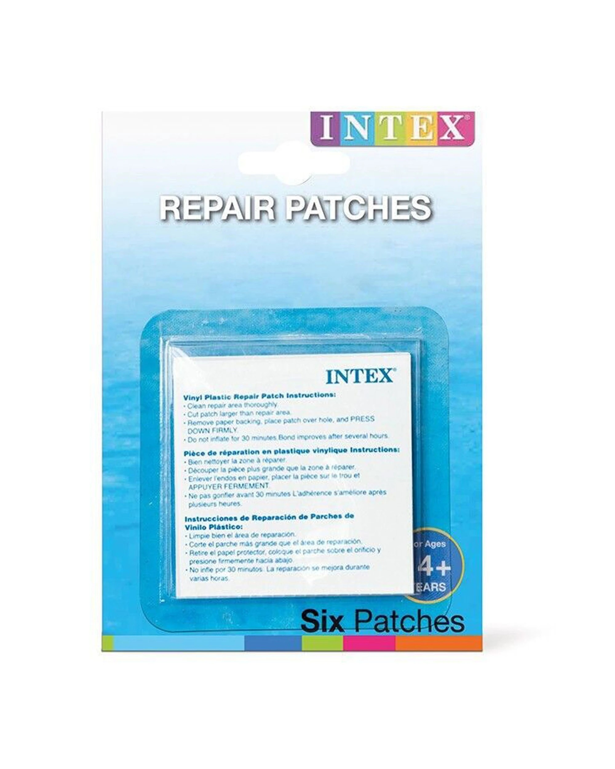 2 Intex 36pc Vinyl Adhesive Repair Patches Stick-On Blister Card - White, 2 of 2