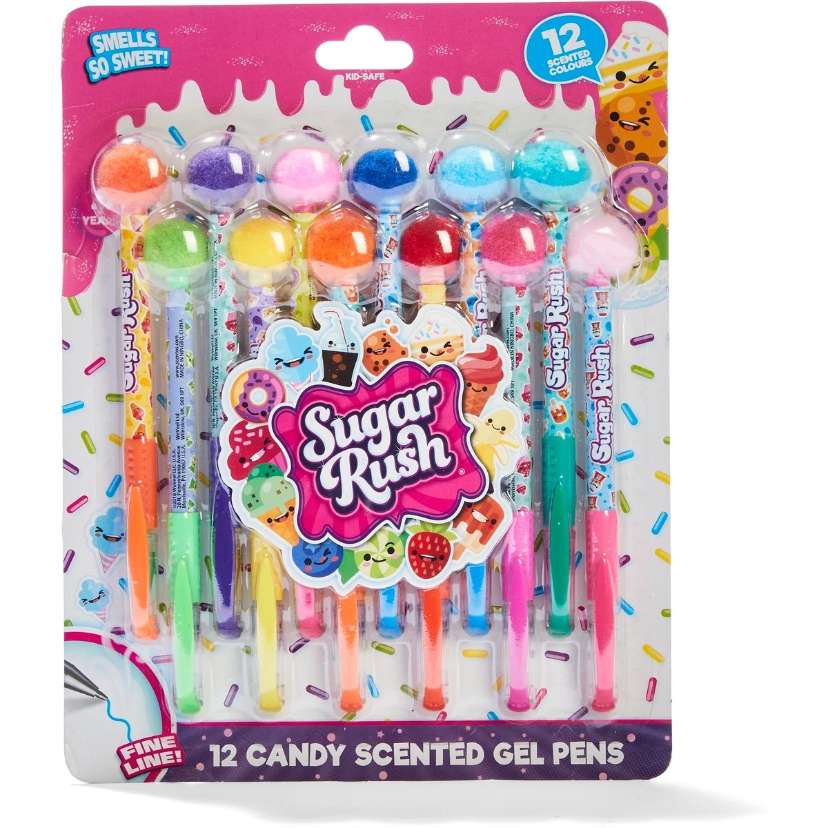 3 12 Pack Sugar Rush Candy Scented Gel Pens, 3 of 3