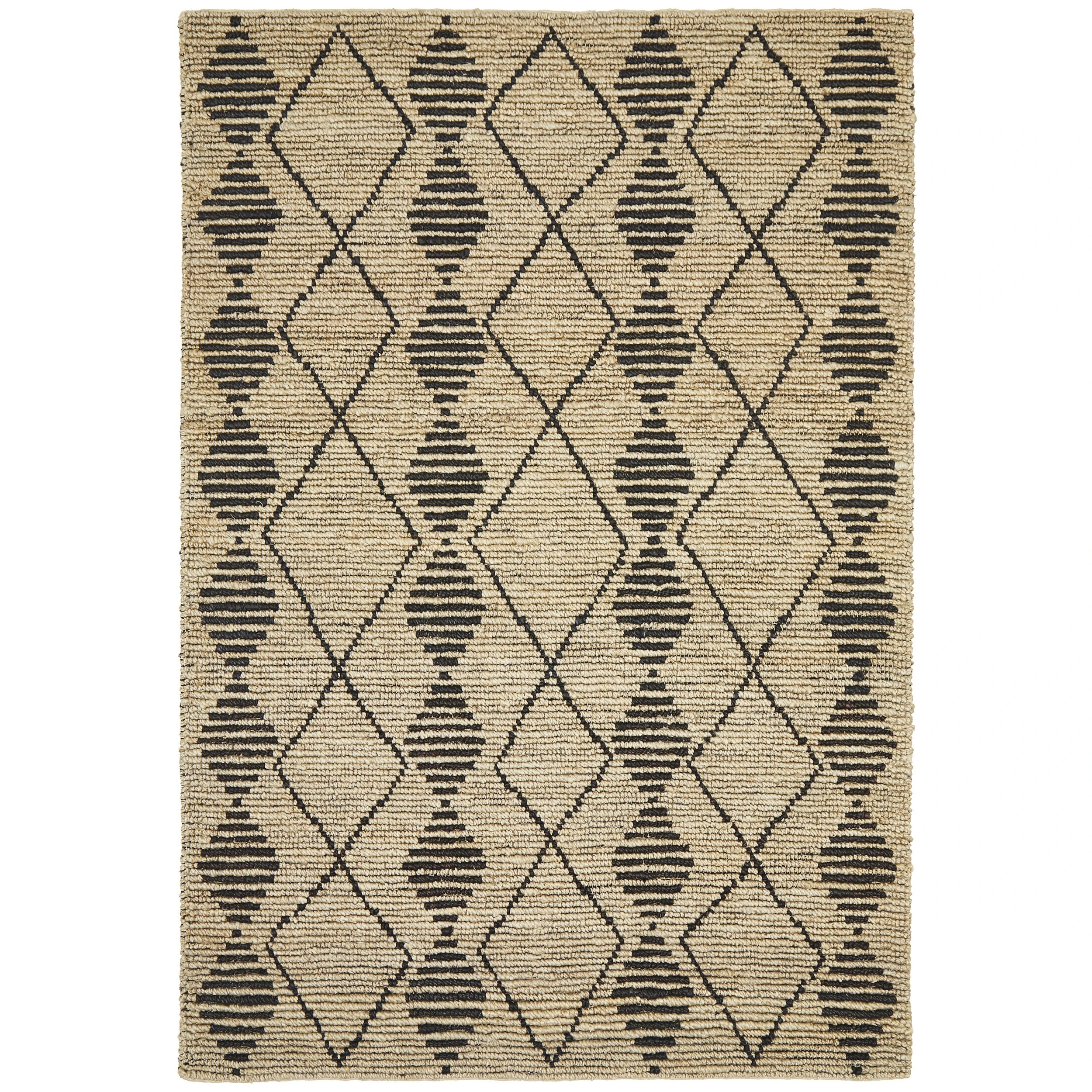 2 Common Ground Rugs Zanzibar 25 280x190cm - Large Jute Rug - Natural, 2 of 7