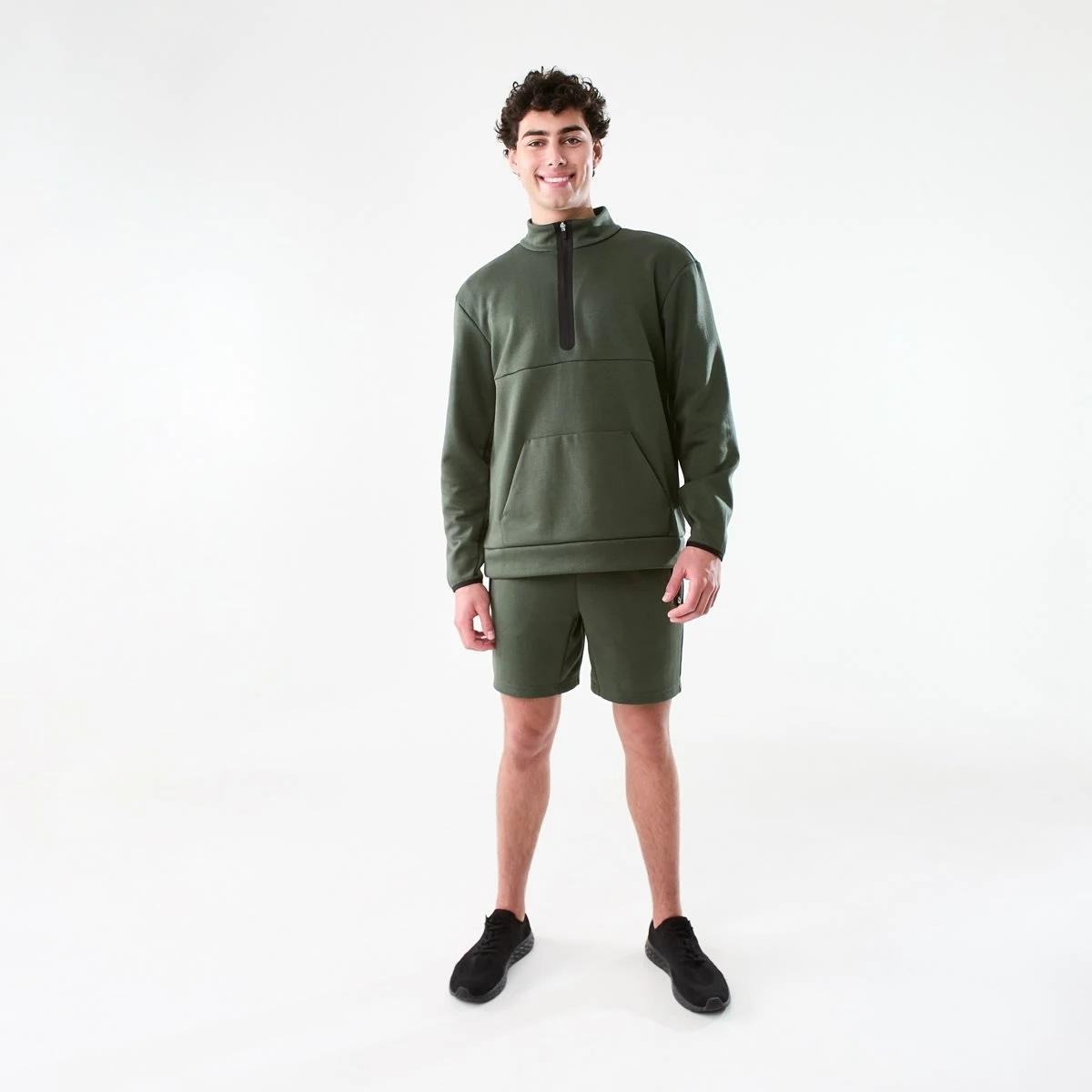 7 Active Mens Sports Shorts DEEPEST GREEN, 7 of 7