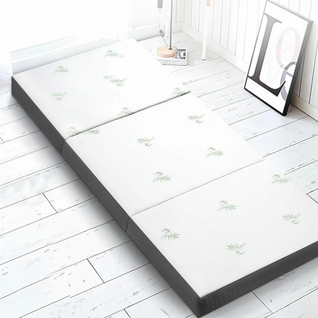 5 Giselle Bedding Foldable Mattress Folding Foam Single Bamboo - Multi, 5 of 5