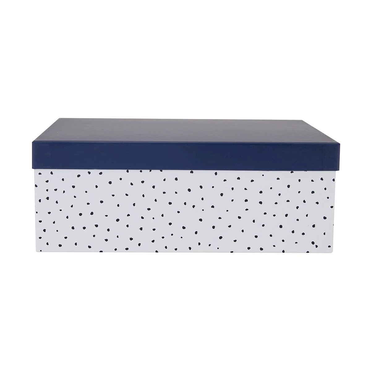 3 Navy Spot Gift Box - Large, 3 of 8