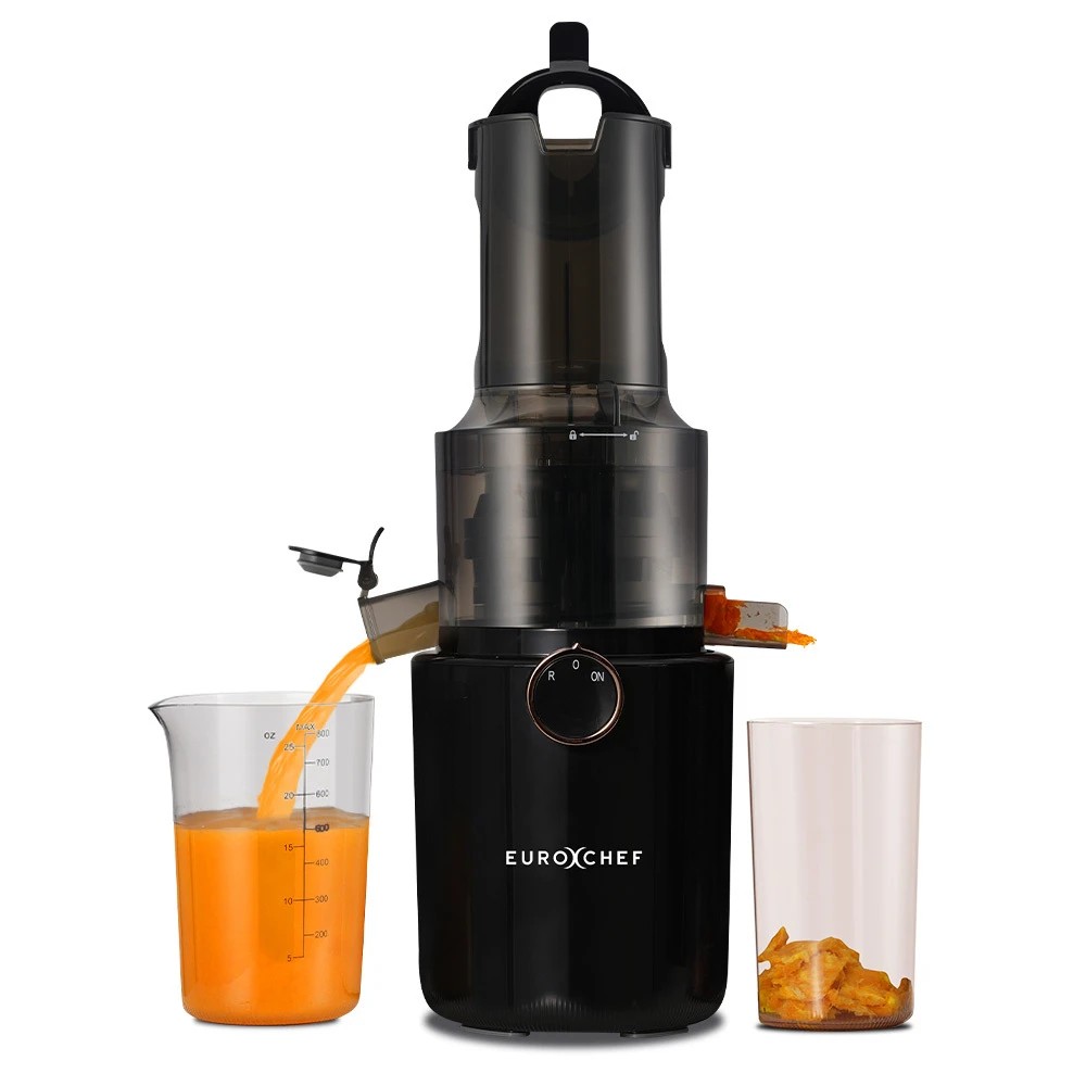 1 EuroChef 200W Cold Press Slow Juicer Machine - Charcoal, 1 of 1
