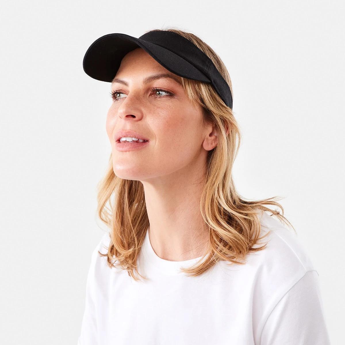 4 Basic Twill Visor Black, 4 of 4