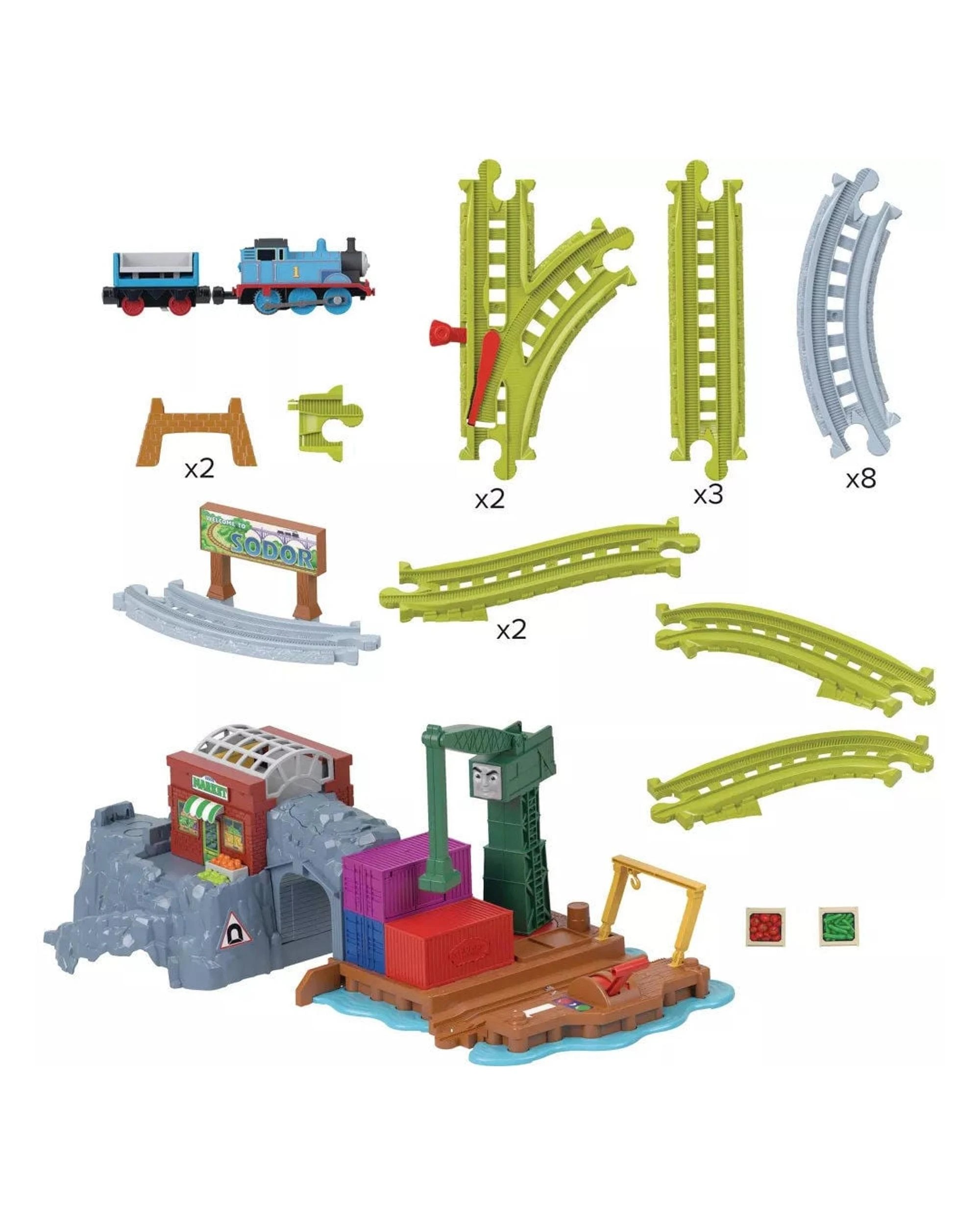 6 Fisher-Price Thomas and Friends Cranky's Dockside Delivery Train Set, 6 of 6