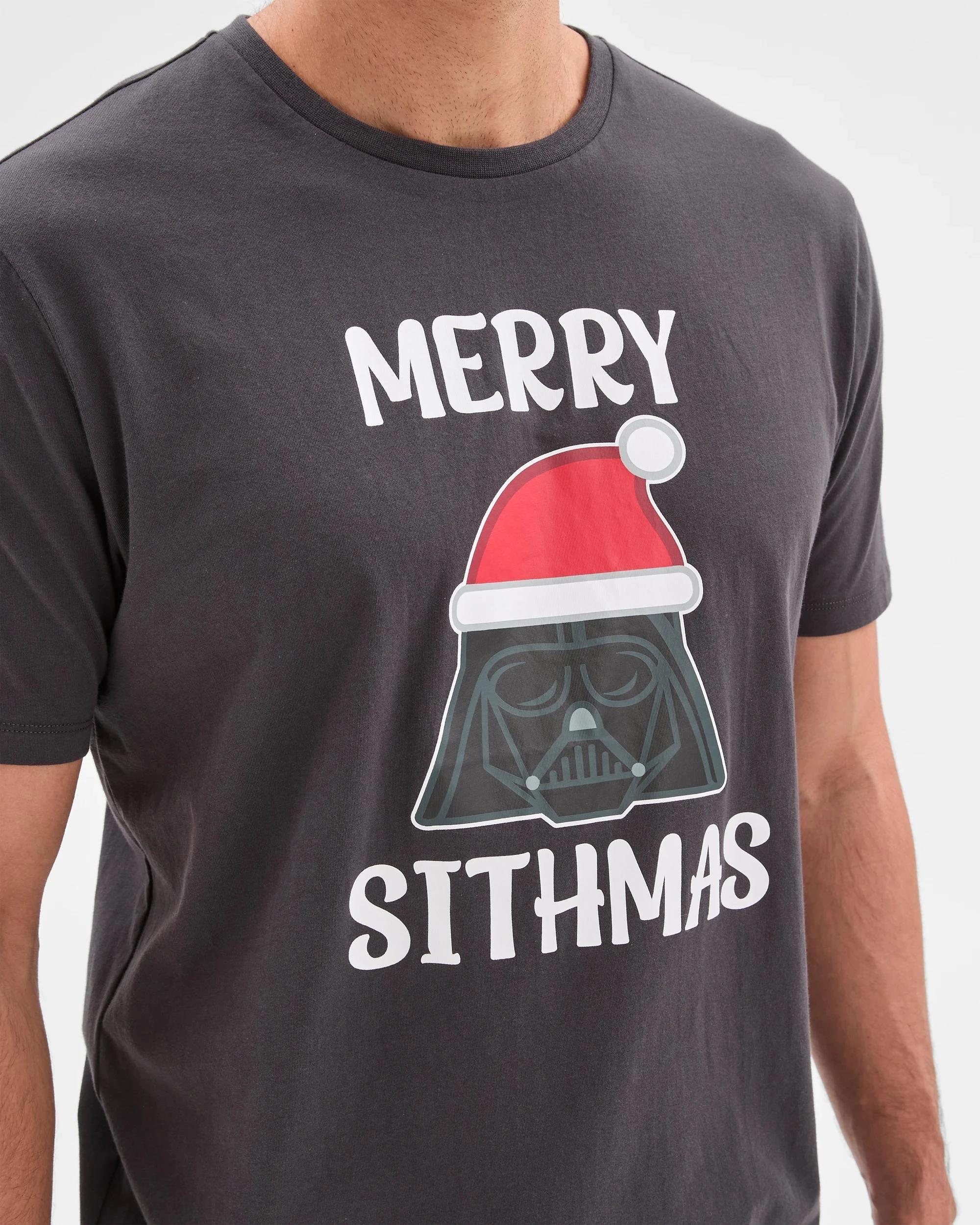 3 Star Wars Christmas Mens Cotton Short Pyjama Set STAR WARS, 3 of 6