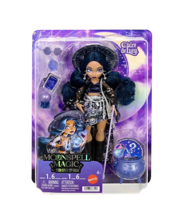 Monster High Moonspell Magic Claire de Luna Clairvoyant Witch Fashion Doll