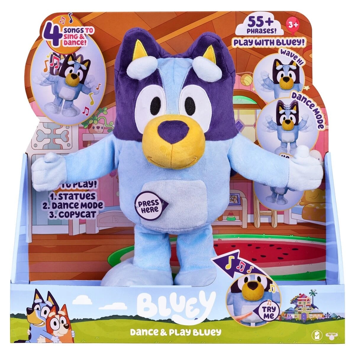 1 Dance & Play Bluey Plush Toy, 1 of 10