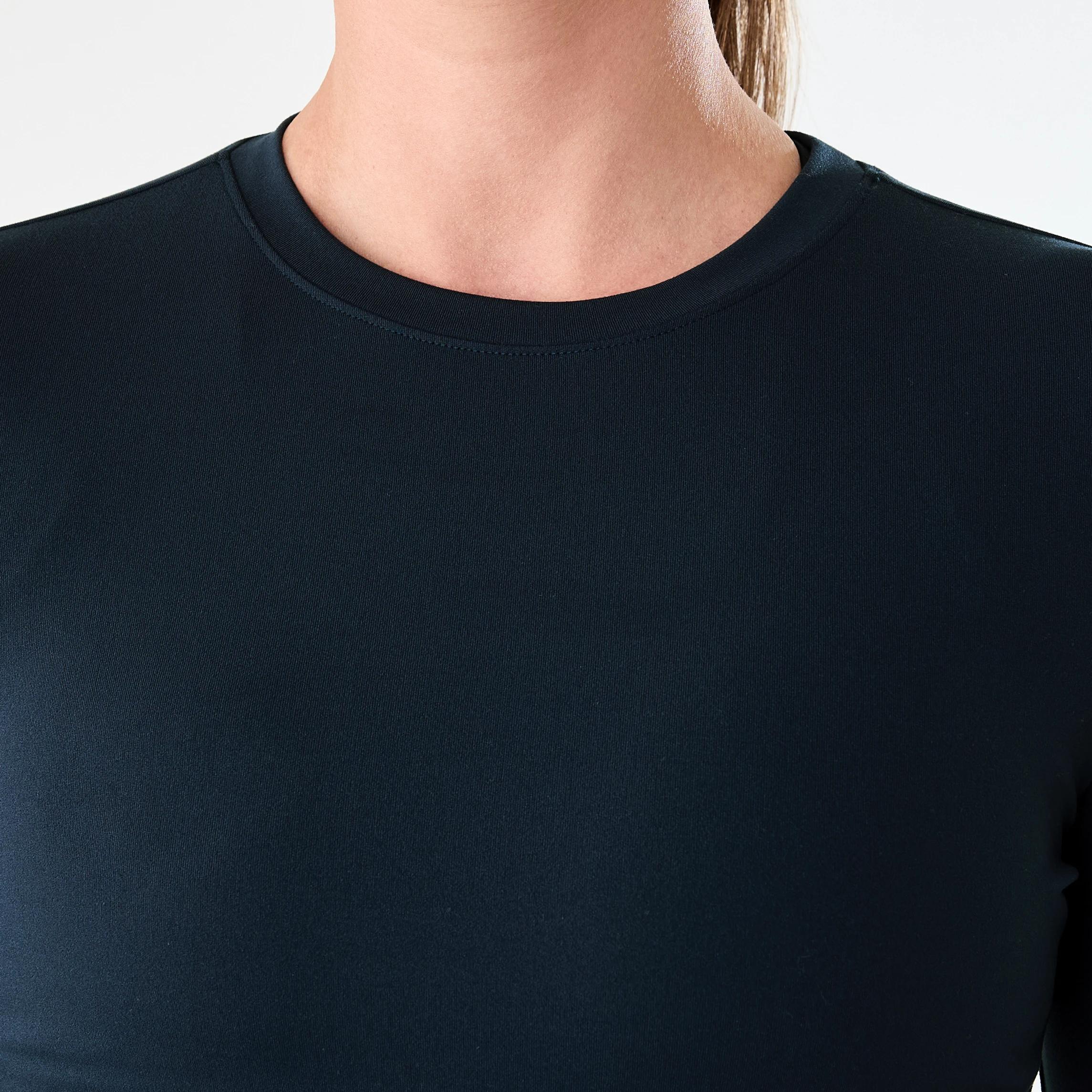 5 Active Womens Long Sleeve Ultrasoft Top SHADE NAVY, 5 of 6