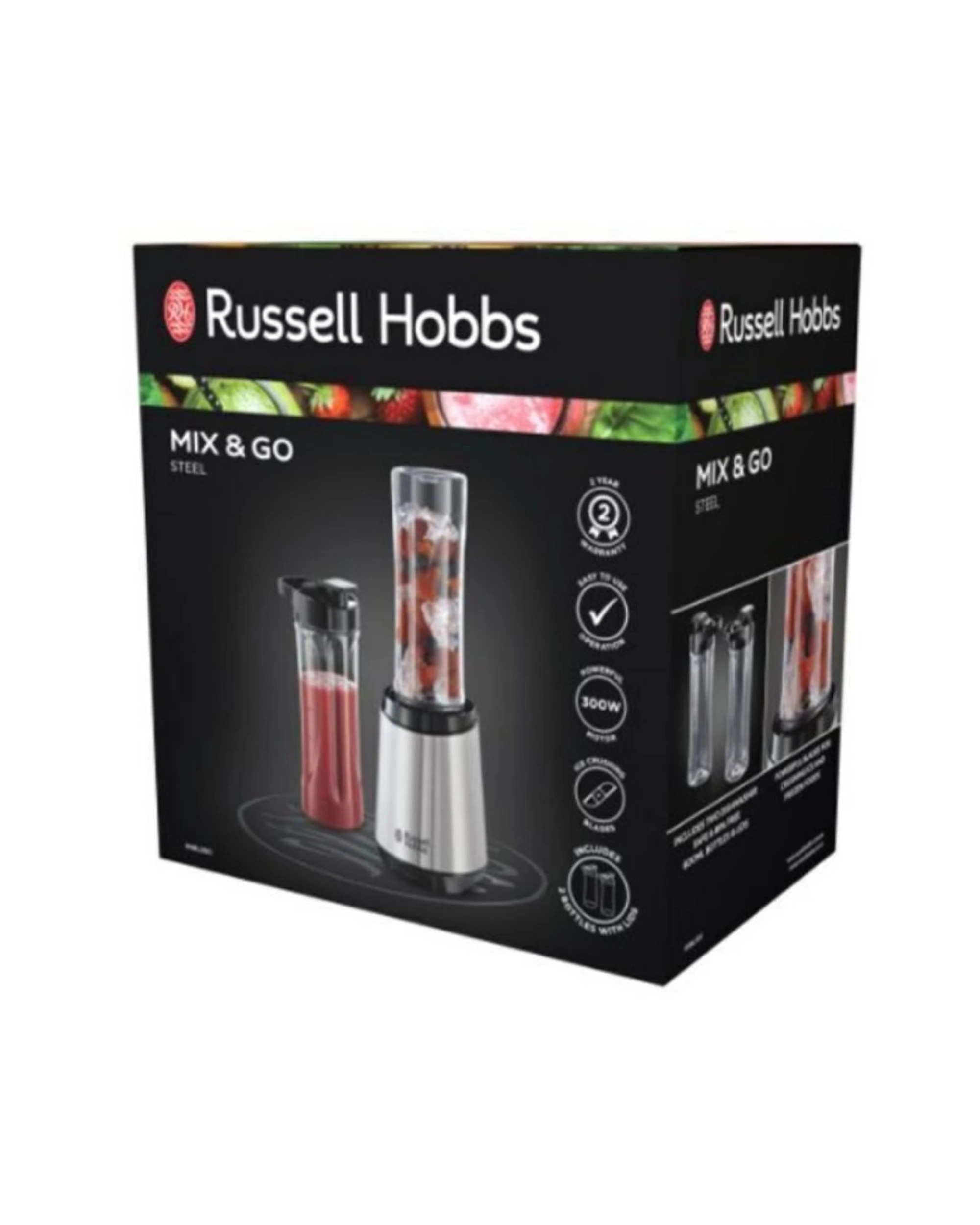 3 Russell Hobbs Mix and Go Classic Blender - Stainless Steel - Metallic, 3 of 3