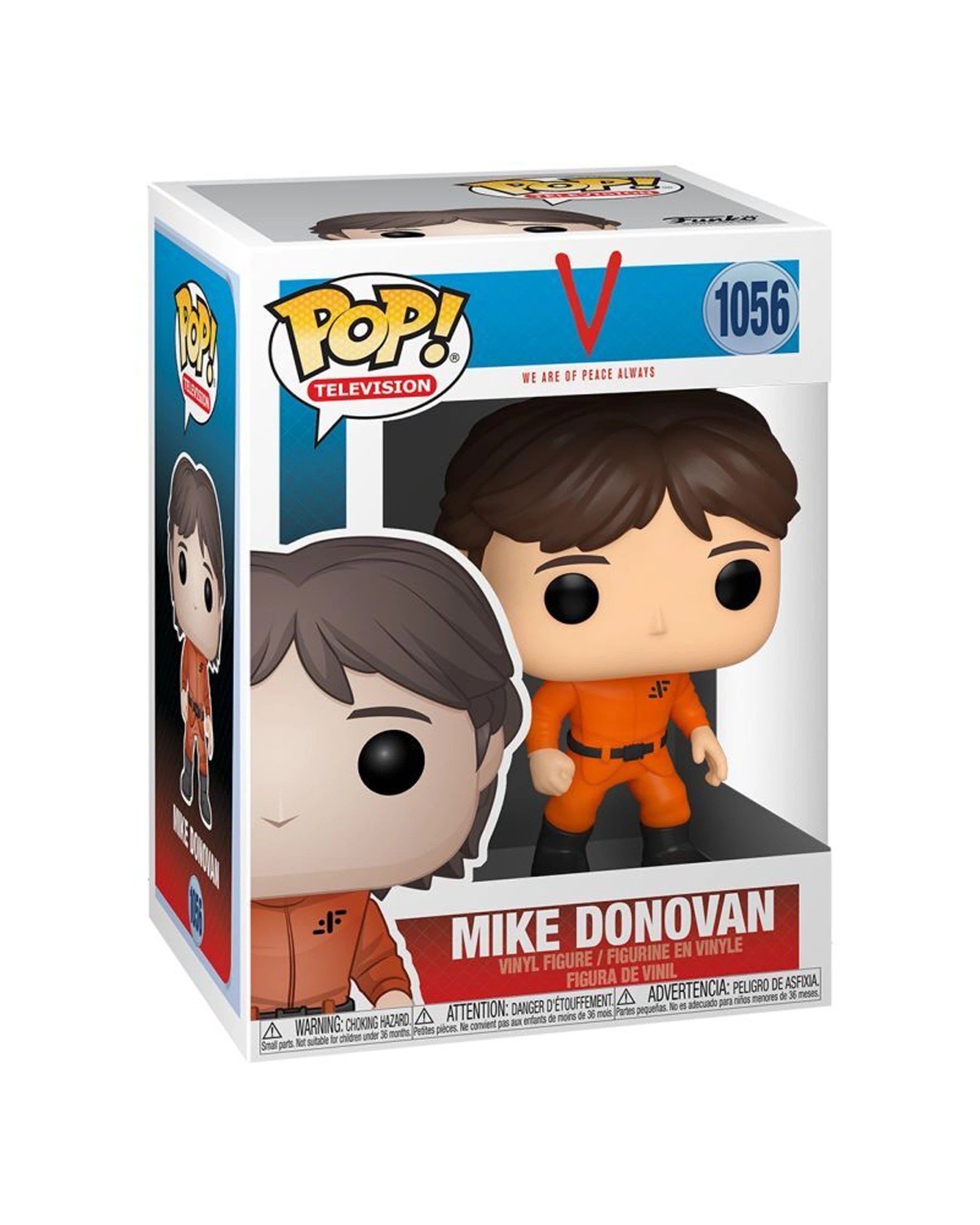 3 Pop Vinyl Figurine V - Mike Donovan 10cm Vinyl Figure Collectible Toy 1x - Orange, 3 of 3