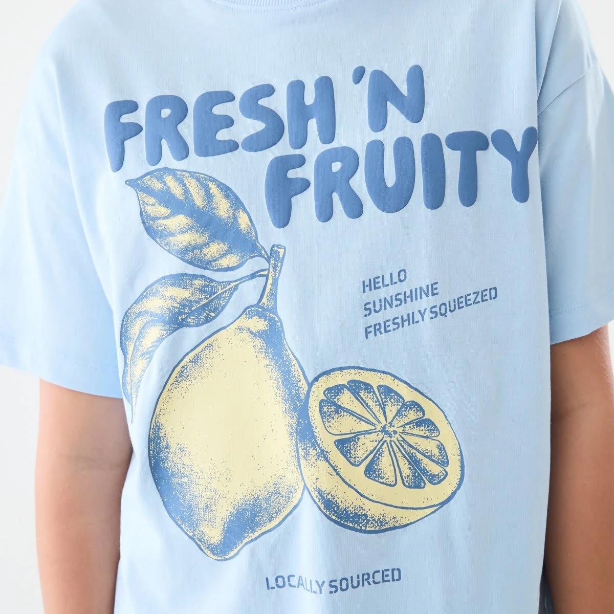 4 Oversized T-shirt Blu Lemon, 4 of 6