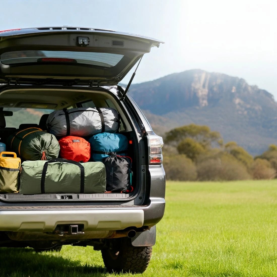 7 Weisshorn Camping Tent Car SUV Rear Hatchback Tents Canopy Portable Outdoor Family - Green, 7 of 8