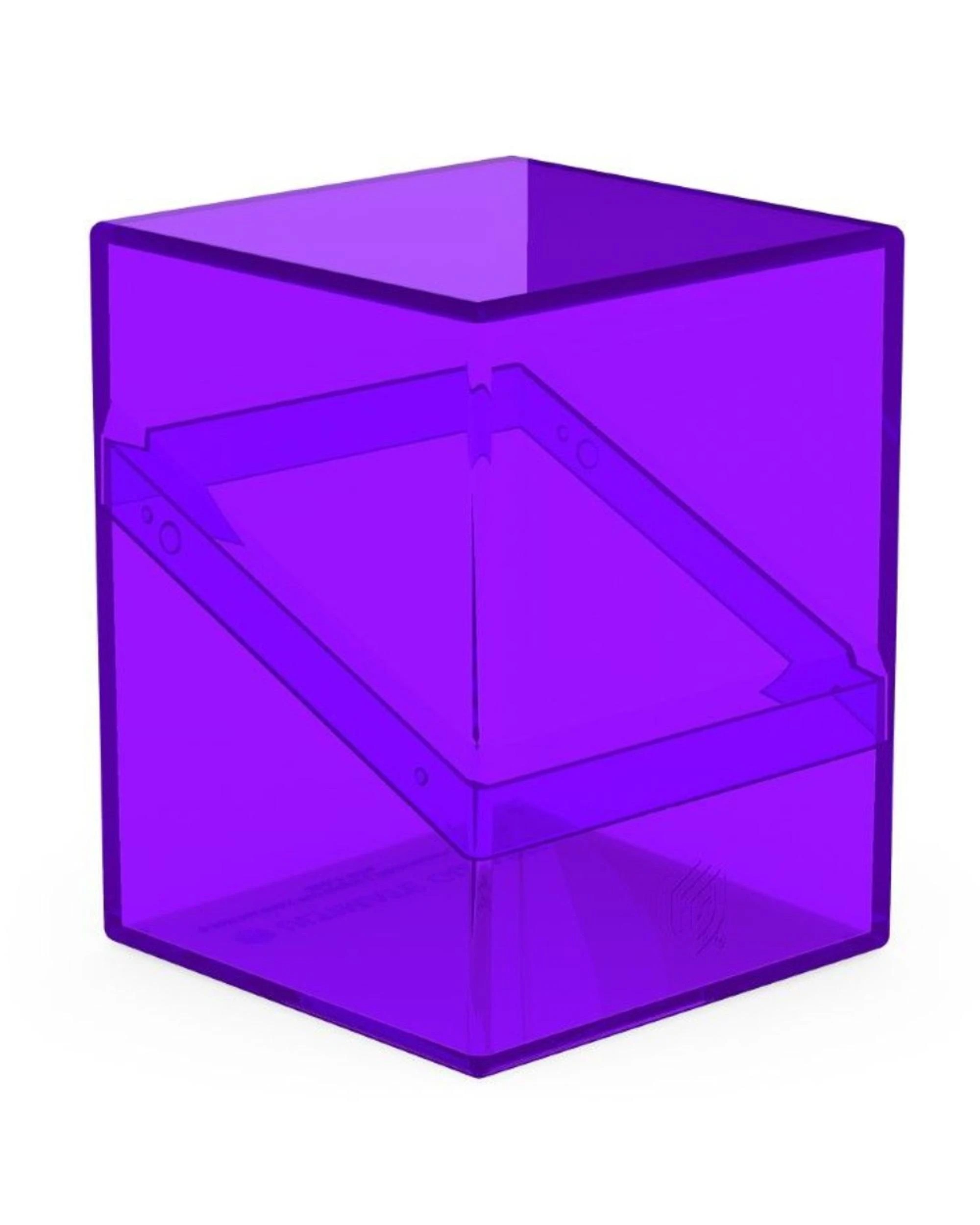 1 Ultimate Guard Boulder 100+ Clear Deck Case - Amethyst - Purple, 1 of 2