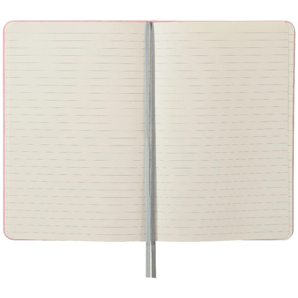 4 Modena A5 Linen Ruled Notebook Pink, 4 of 5