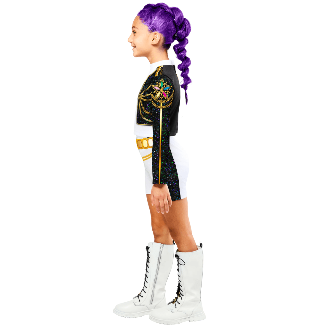 3 K-POP Demon Hunters Rumi Gold Kids Costume - Ages 6+, 3 of 5