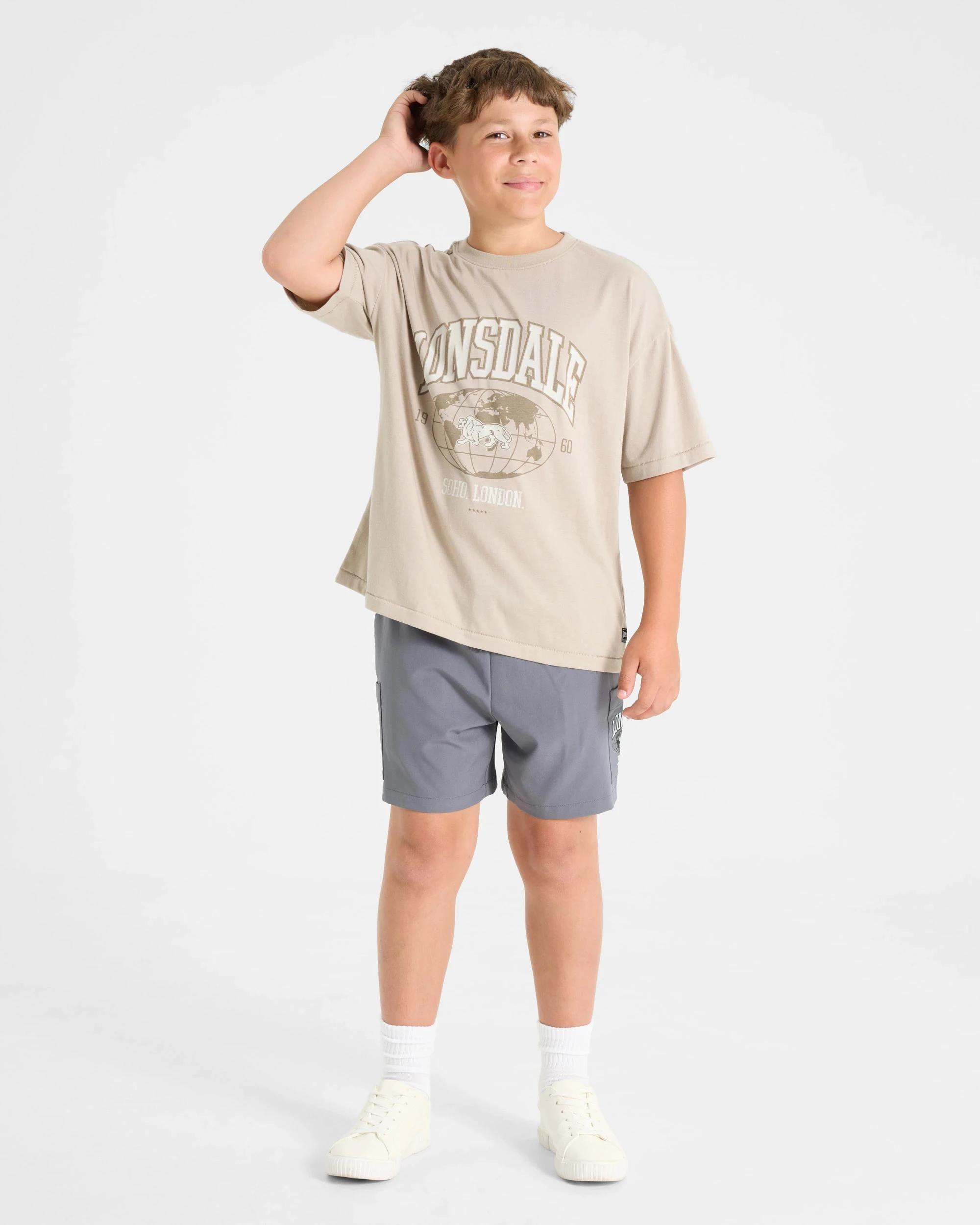 3 Lonsdale London Heritage T-Shirt SAND, 3 of 5
