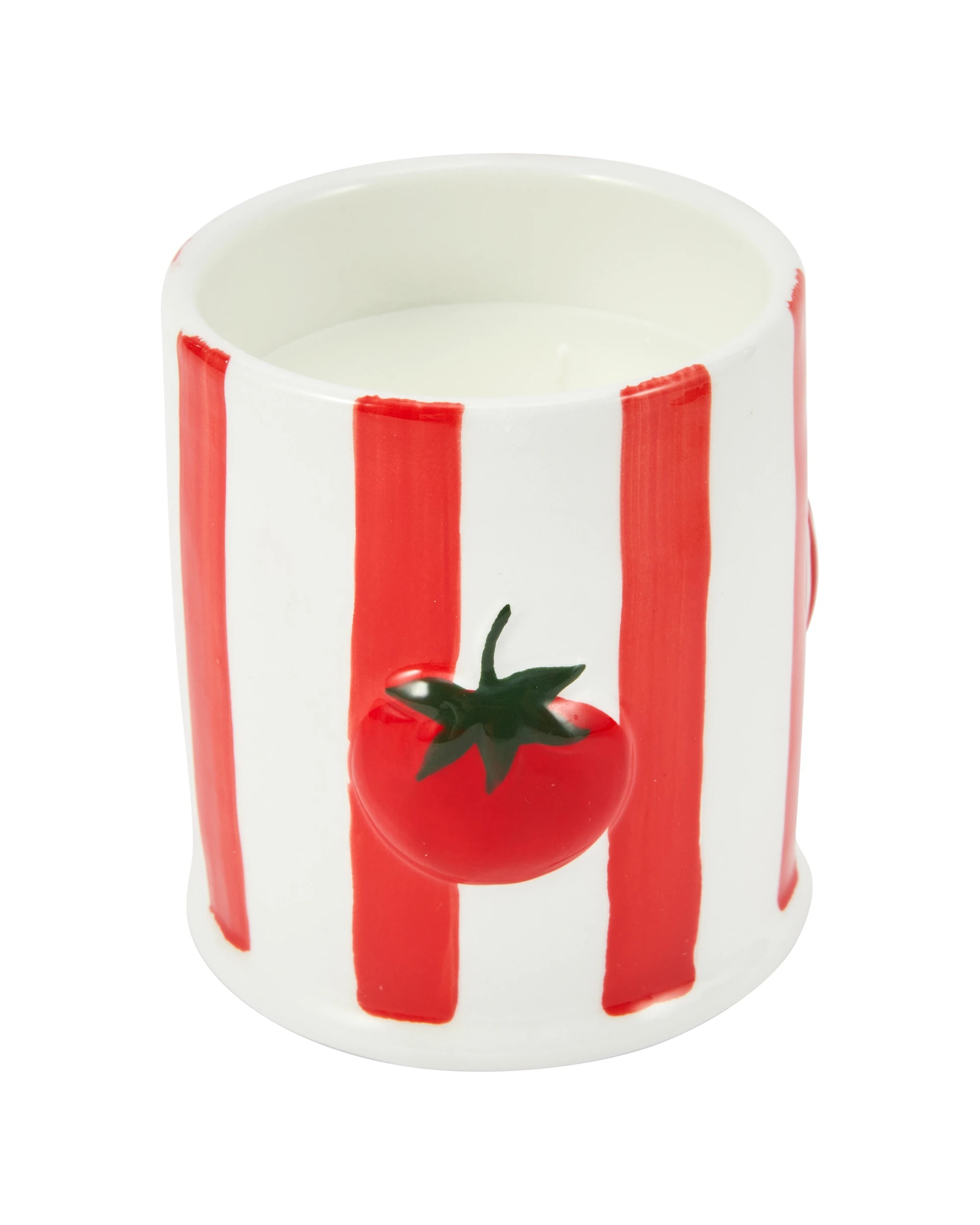 2 Mediterranean Pomodoro Tomato Stripe Candle, 2 of 6
