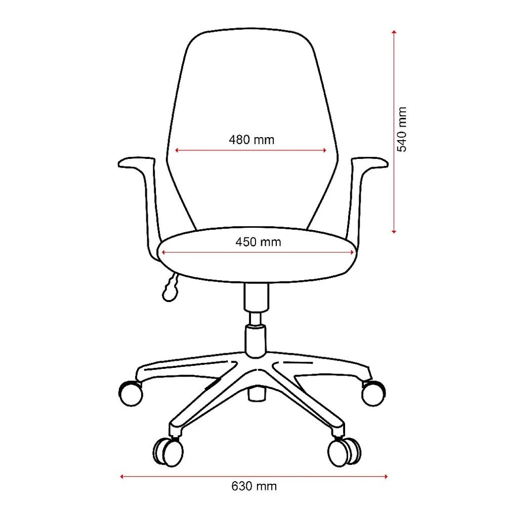 6 Buro Mondo Soho Chair Grey Ergonomic Chairs and Desk Chairs, 6 of 9