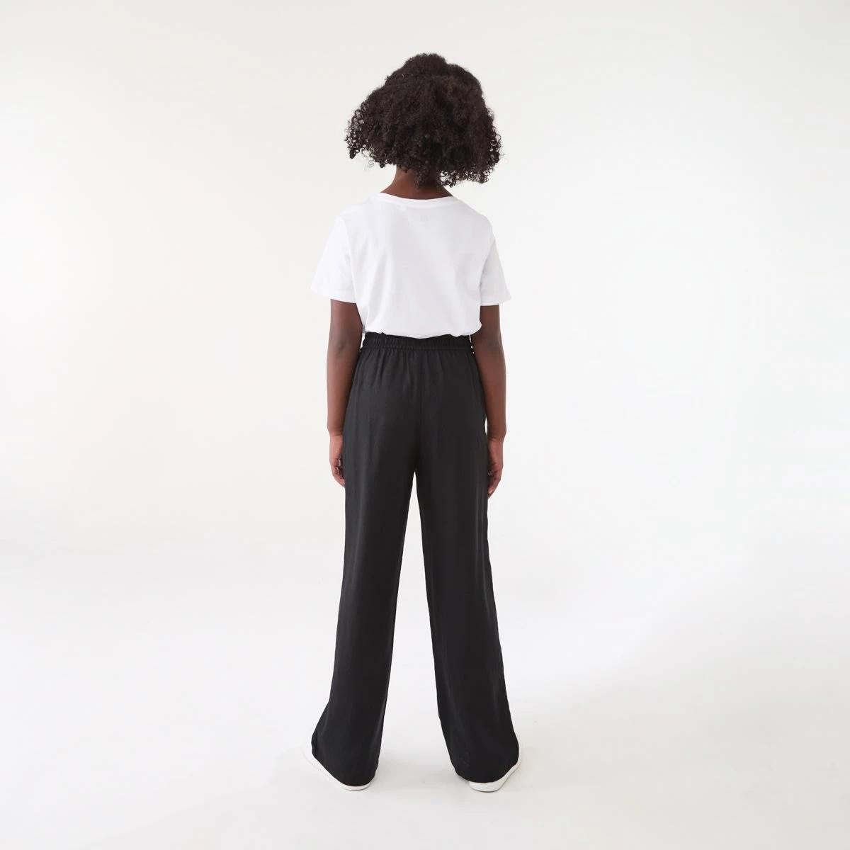 5 Wide Leg Pants BLACK, 5 of 5