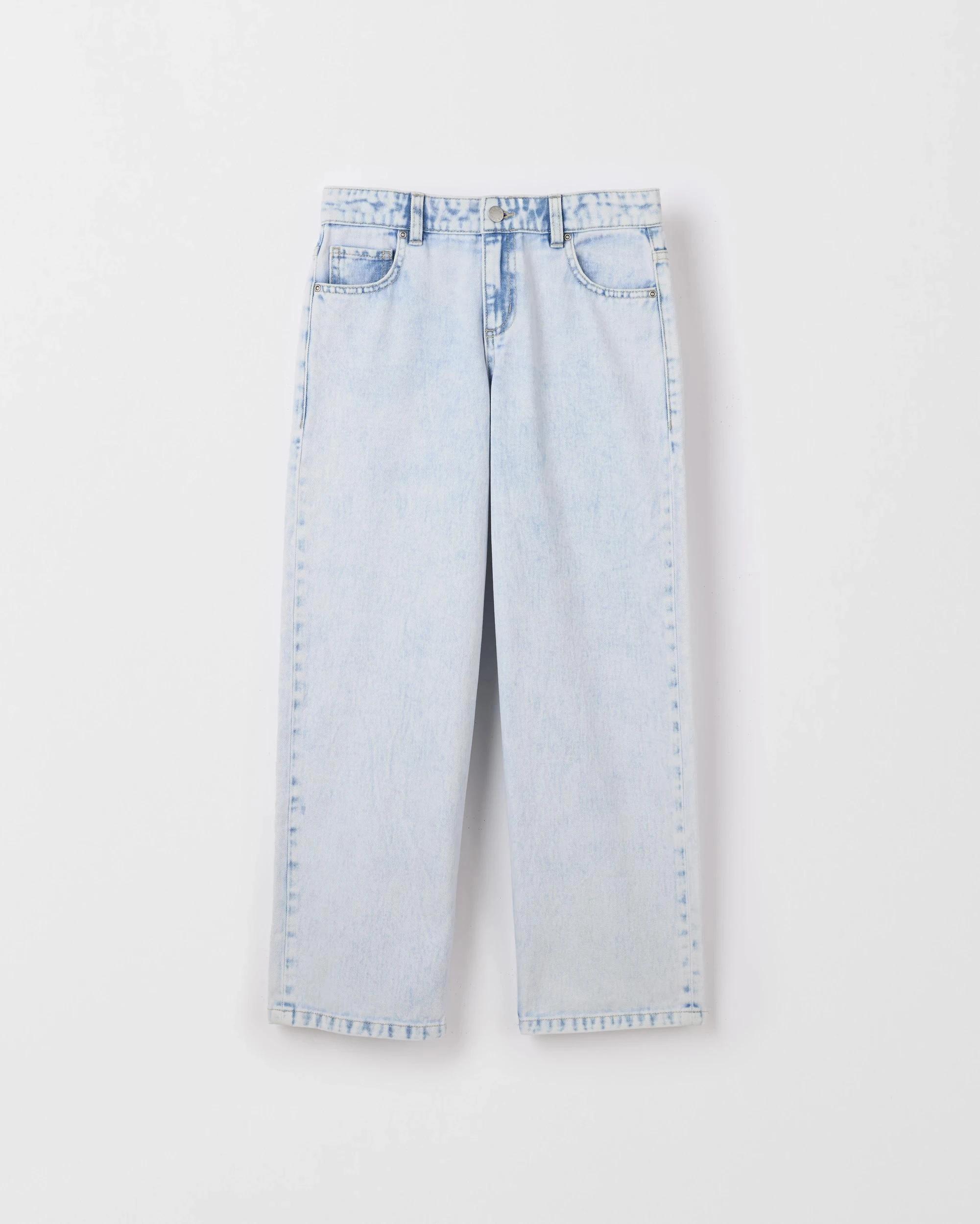 8 Target Wide Leg Denim Jeans LIGHT WASH, 8 of 8