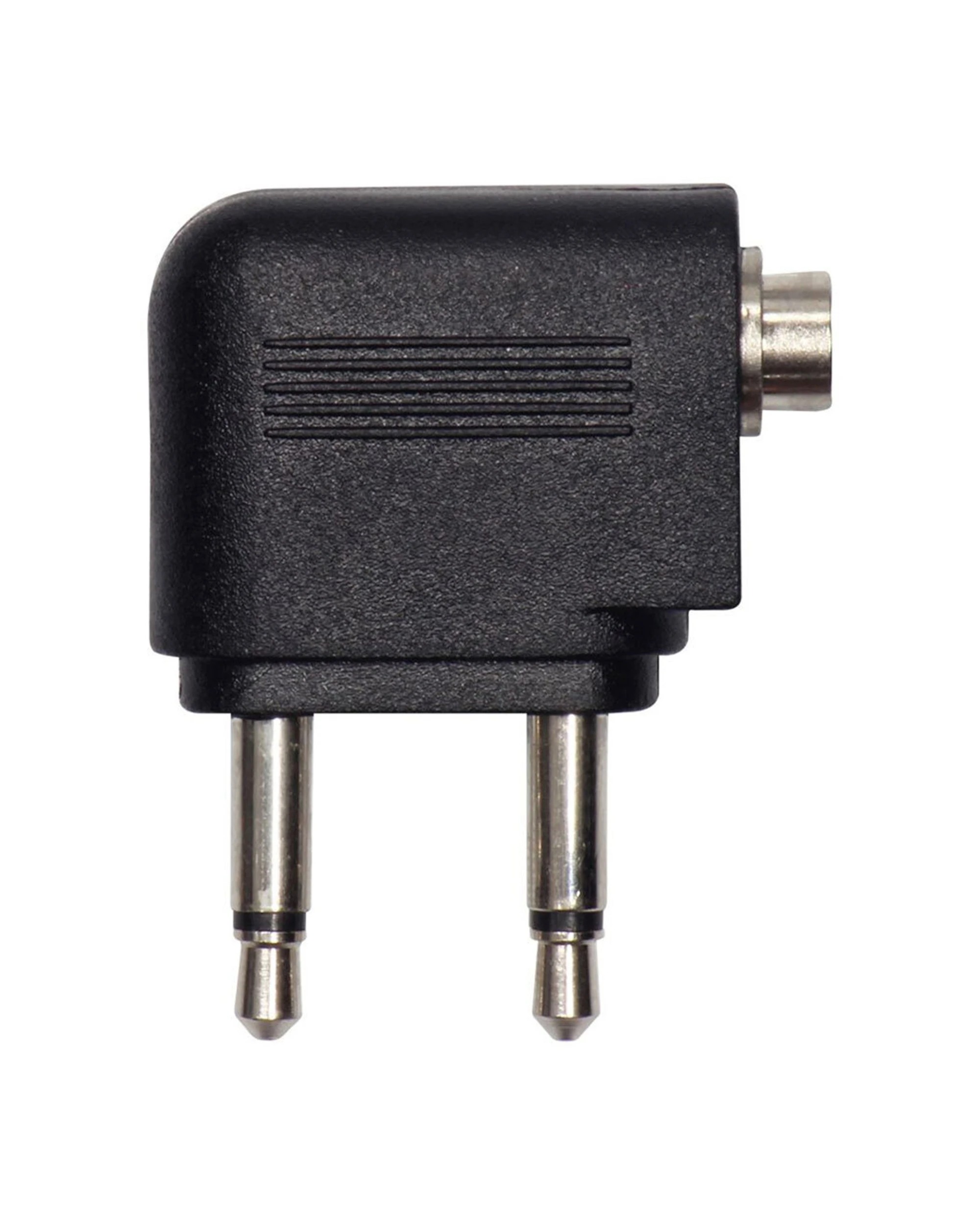 2 Moki 2PK Airline 2 Pin Headphone Adaptor Compact - Black, 2 of 2