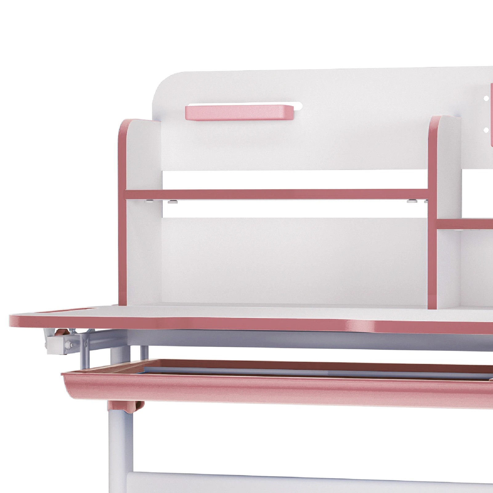 6 Ausway Children Desk Chair Set Kids School Student Study Table Ergonomic Height Adjustable Tilt Desktop Storage Drawer, 6 of 7