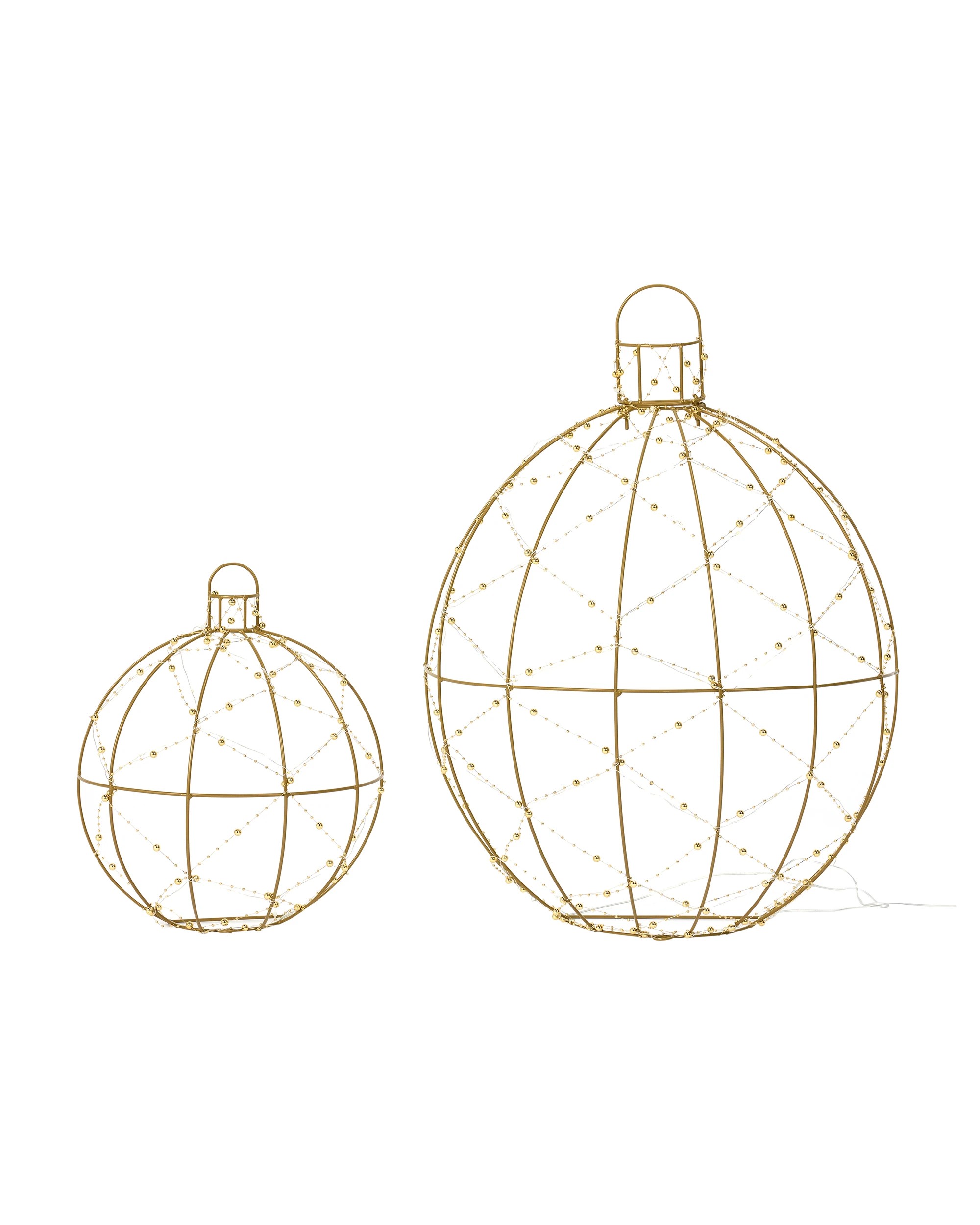 3 2 Pack Solar Powered LED Light Up Baubles, 3 of 8